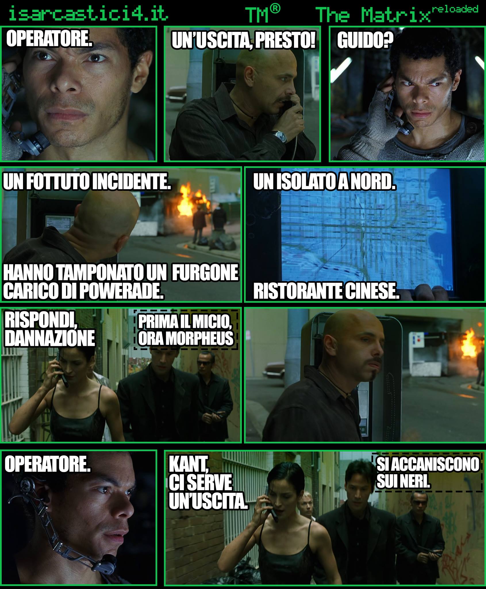 TMR - The Matrix Reloaded - La parodia a fumetti di Matrix