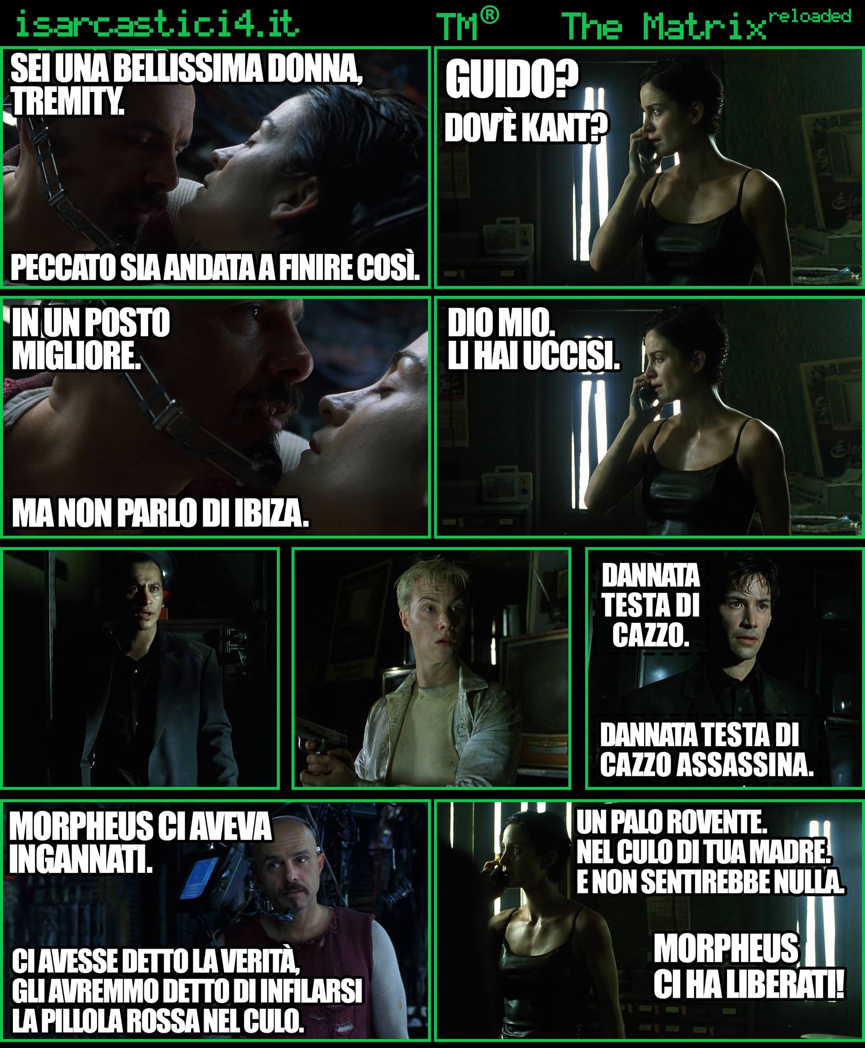 TMR - The Matrix Reloaded - La parodia a fumetti di Matrix