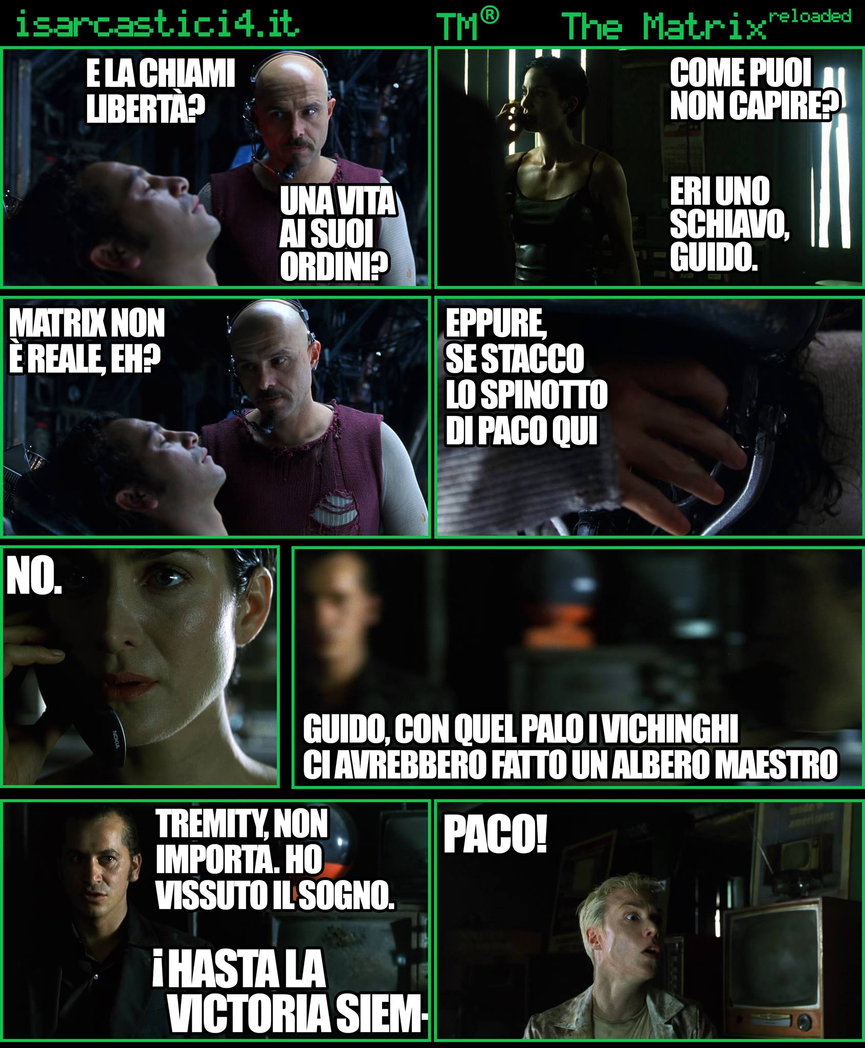 TMR - The Matrix Reloaded - La parodia a fumetti di Matrix