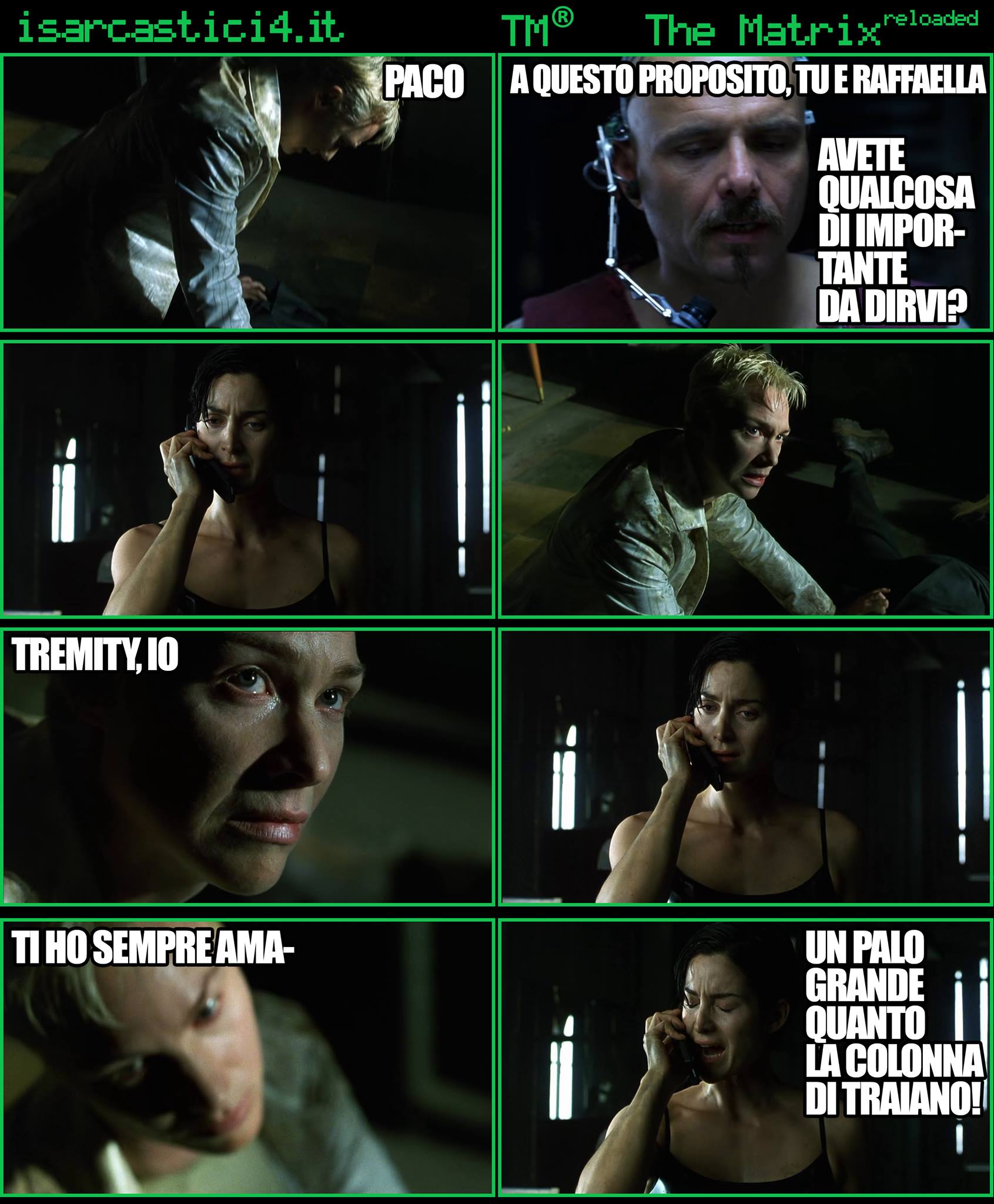 TMR - The Matrix Reloaded - La parodia a fumetti di Matrix