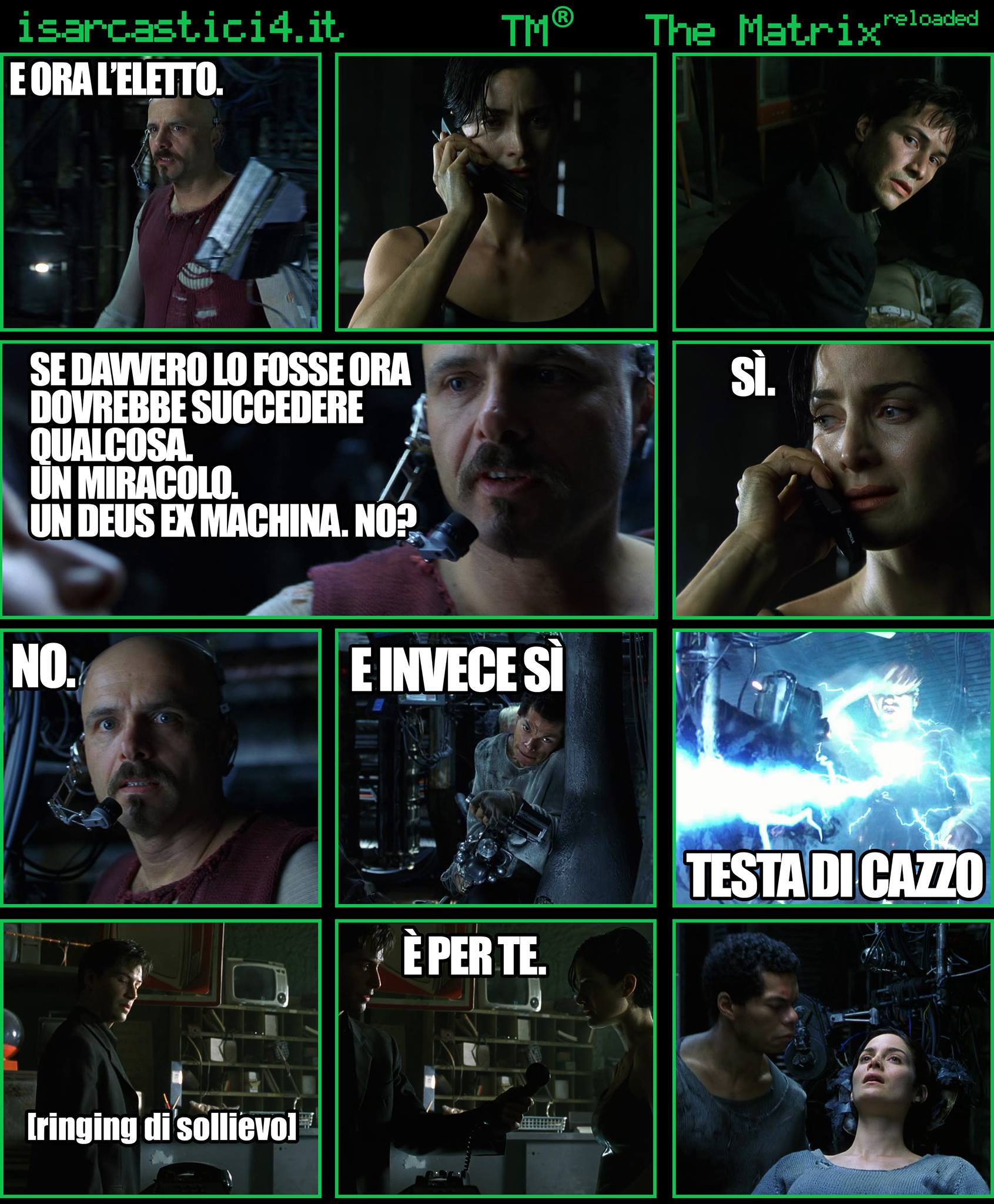 TMR - The Matrix Reloaded - La parodia a fumetti di Matrix