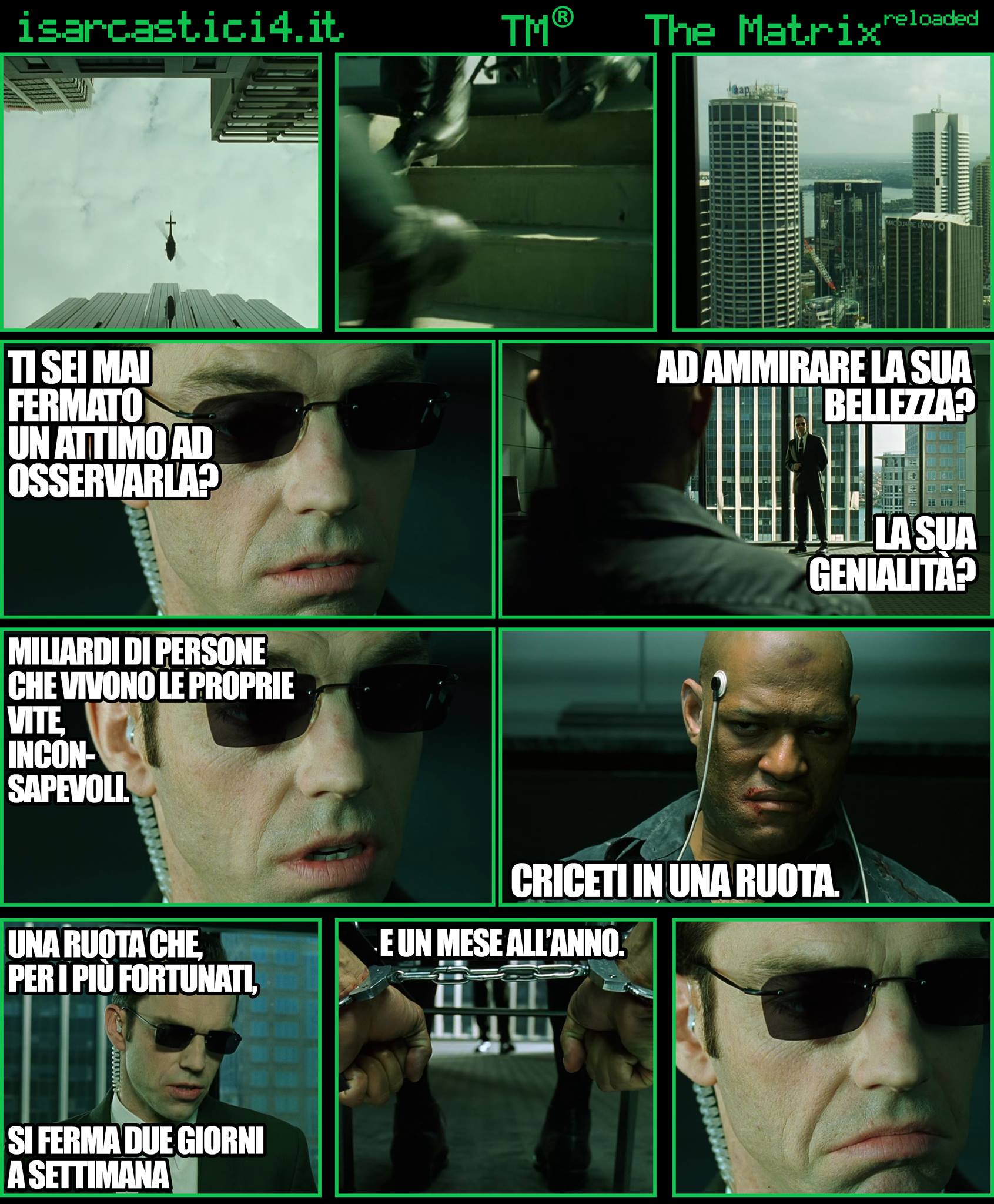 TMR - The Matrix Reloaded - La parodia a fumetti di Matrix