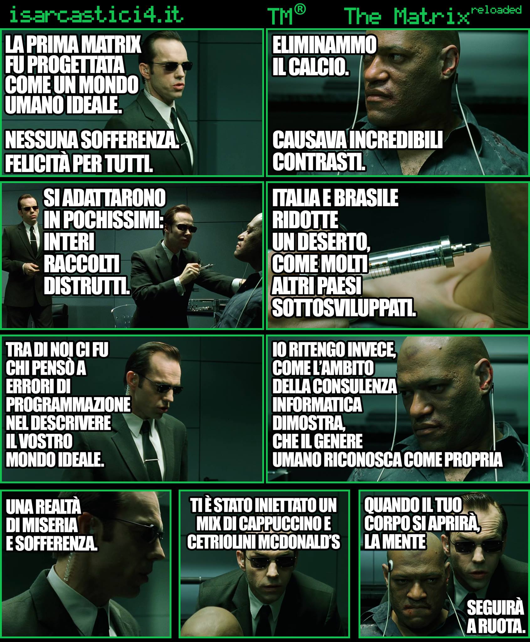 TMR - The Matrix Reloaded - La parodia a fumetti di Matrix