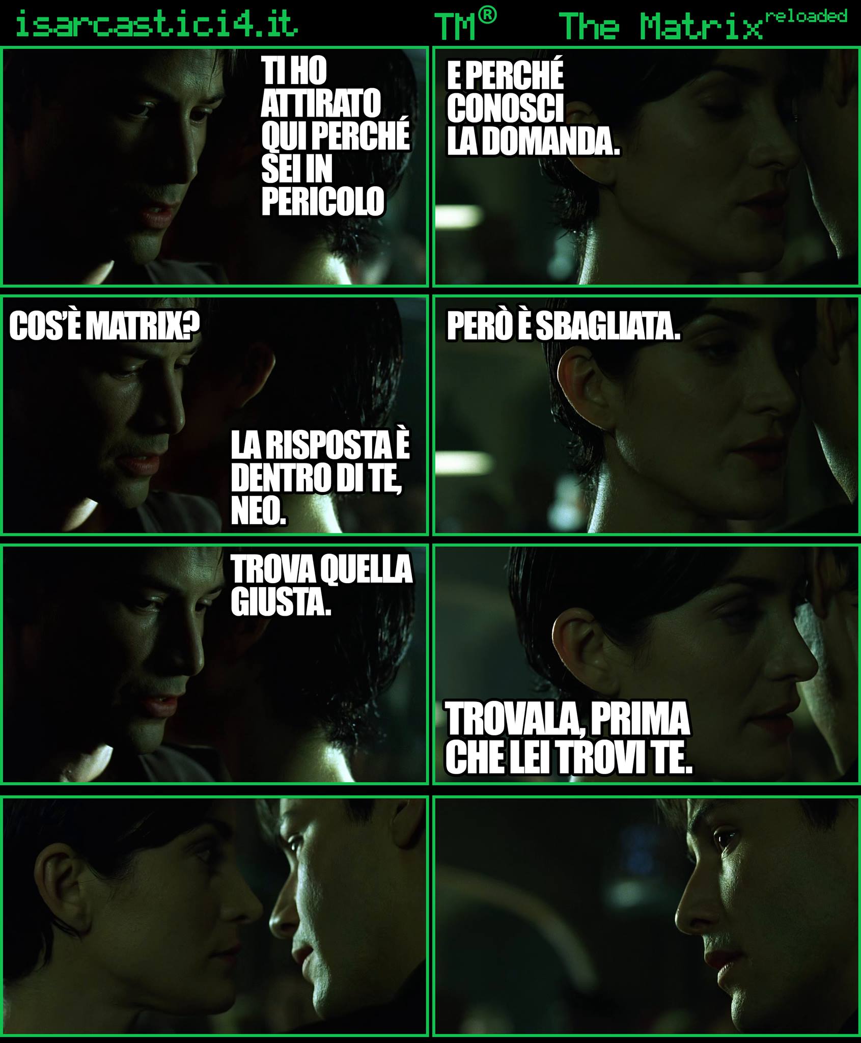 TMR - The Matrix Reloaded - La parodia a fumetti di Matrix