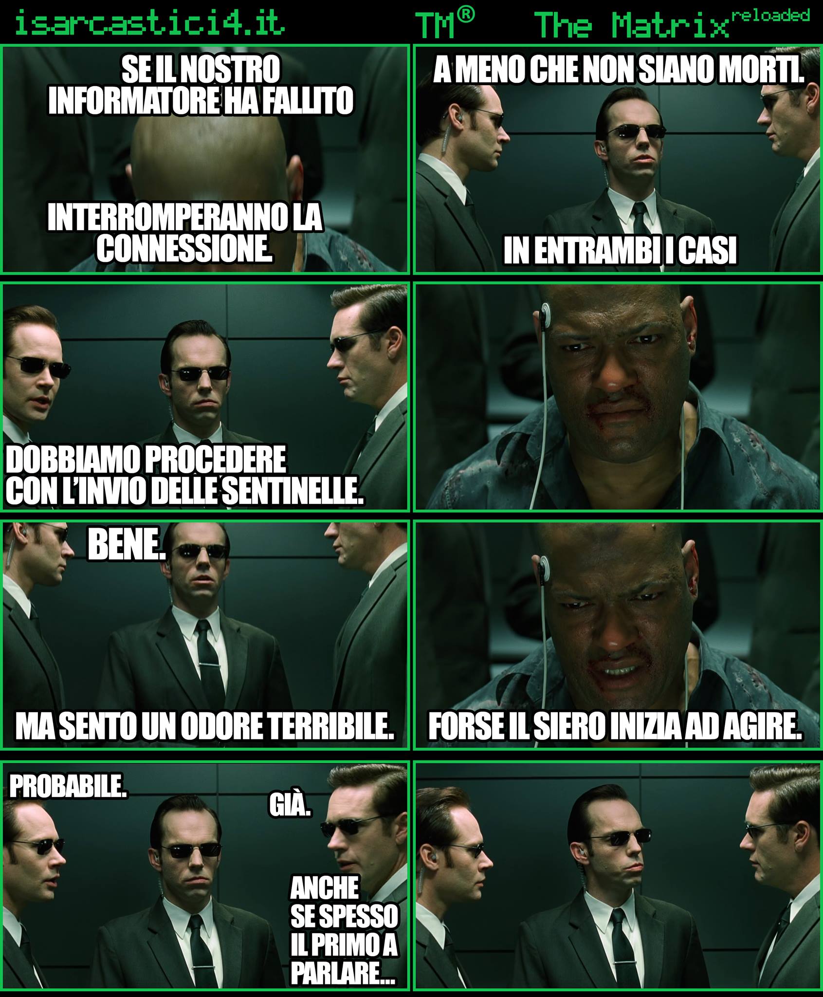 TMR - The Matrix Reloaded - La parodia a fumetti di Matrix