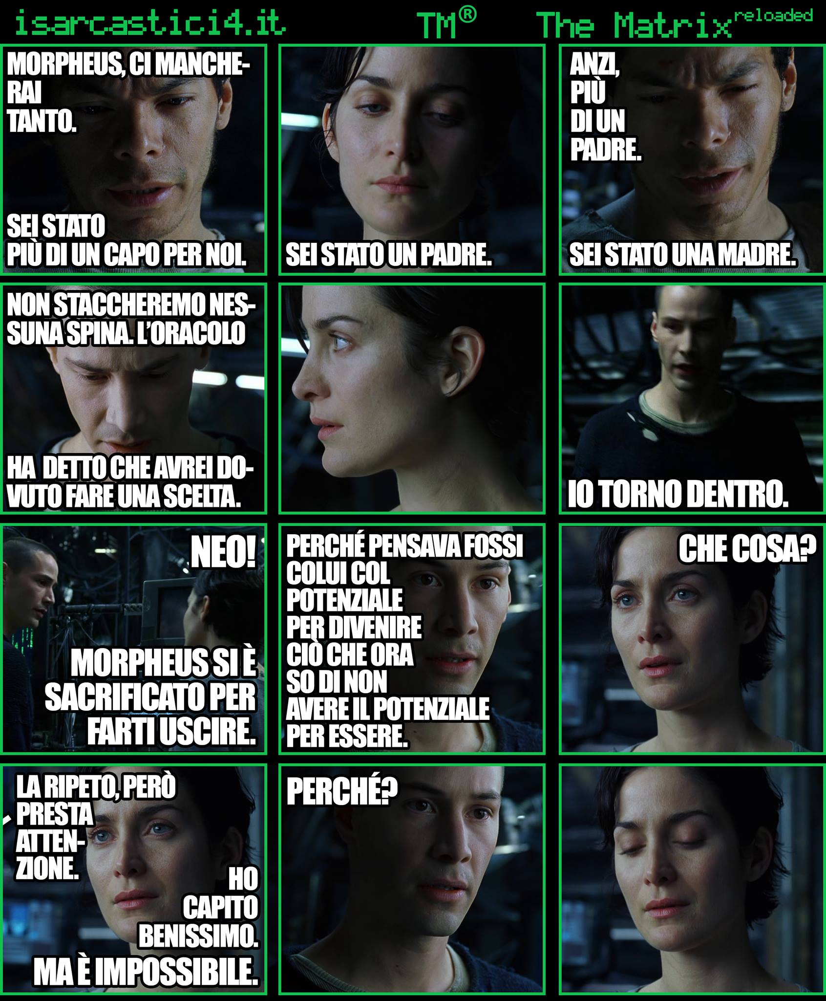 TMR - The Matrix Reloaded - La parodia a fumetti di Matrix