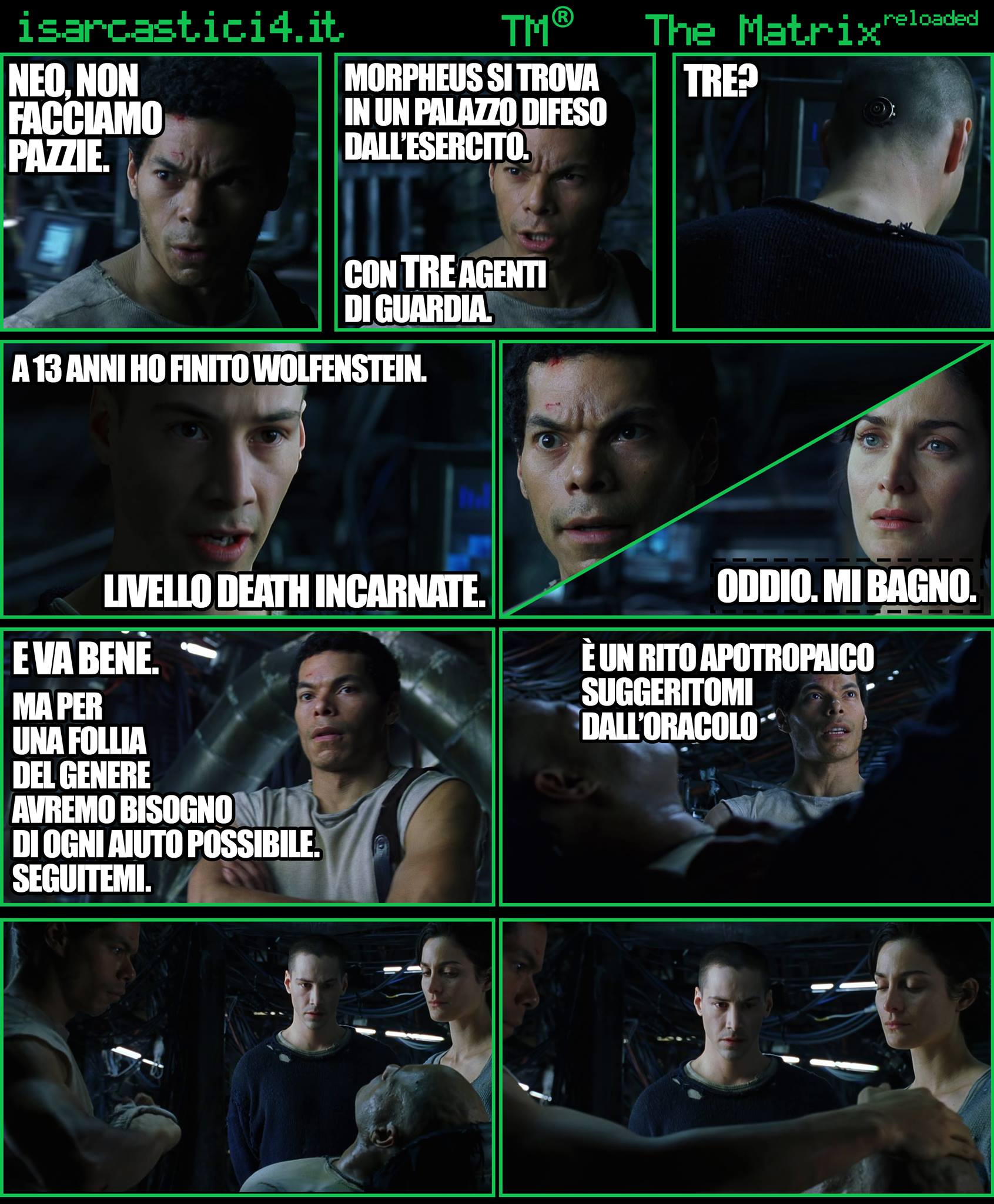 TMR - The Matrix Reloaded - La parodia a fumetti di Matrix