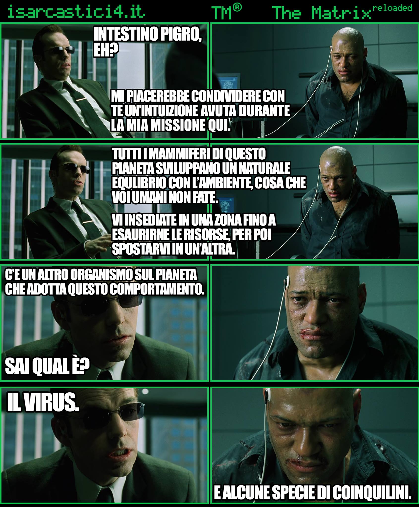 TMR - The Matrix Reloaded - La parodia a fumetti di Matrix