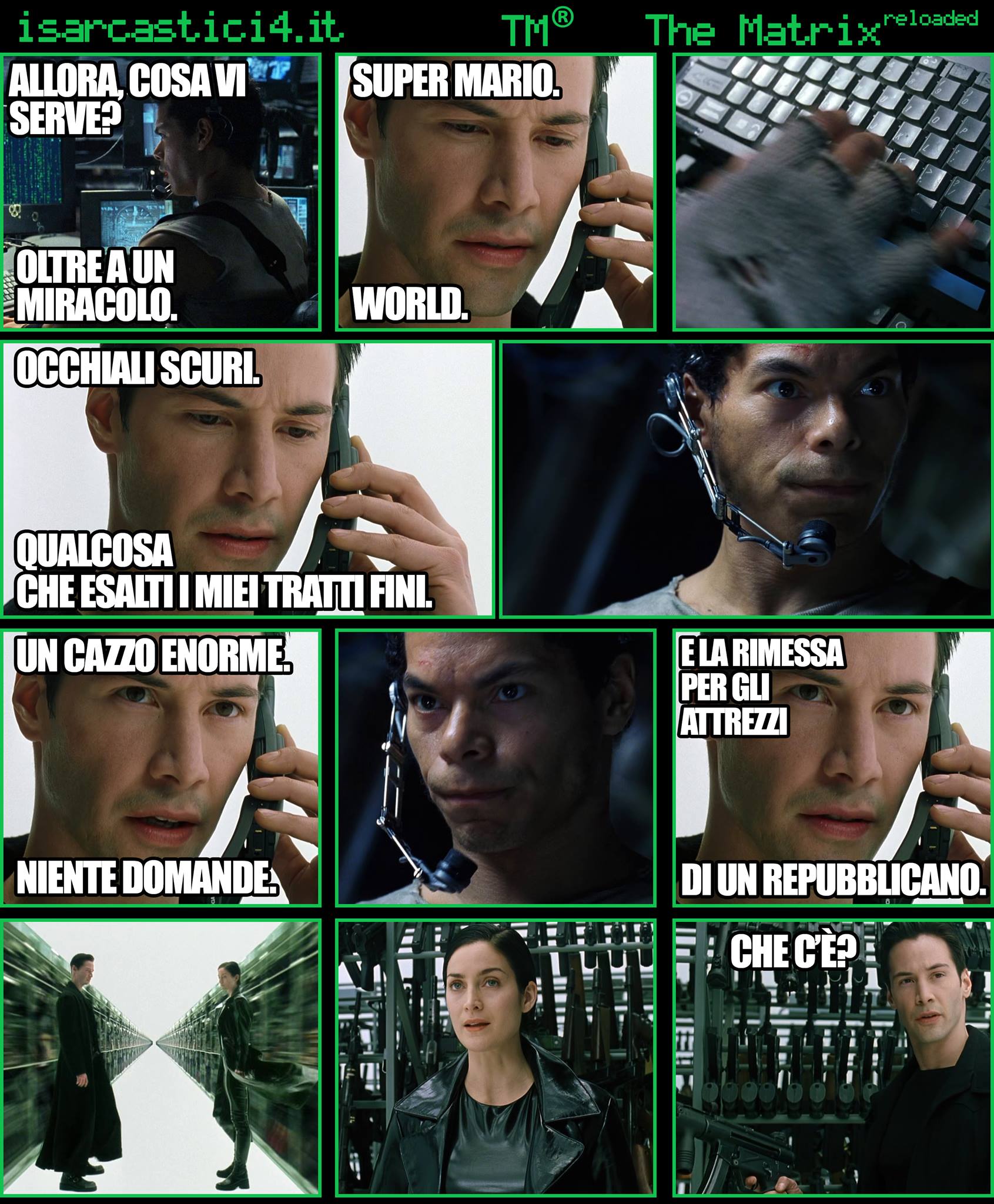 TMR - The Matrix Reloaded - La parodia a fumetti di Matrix