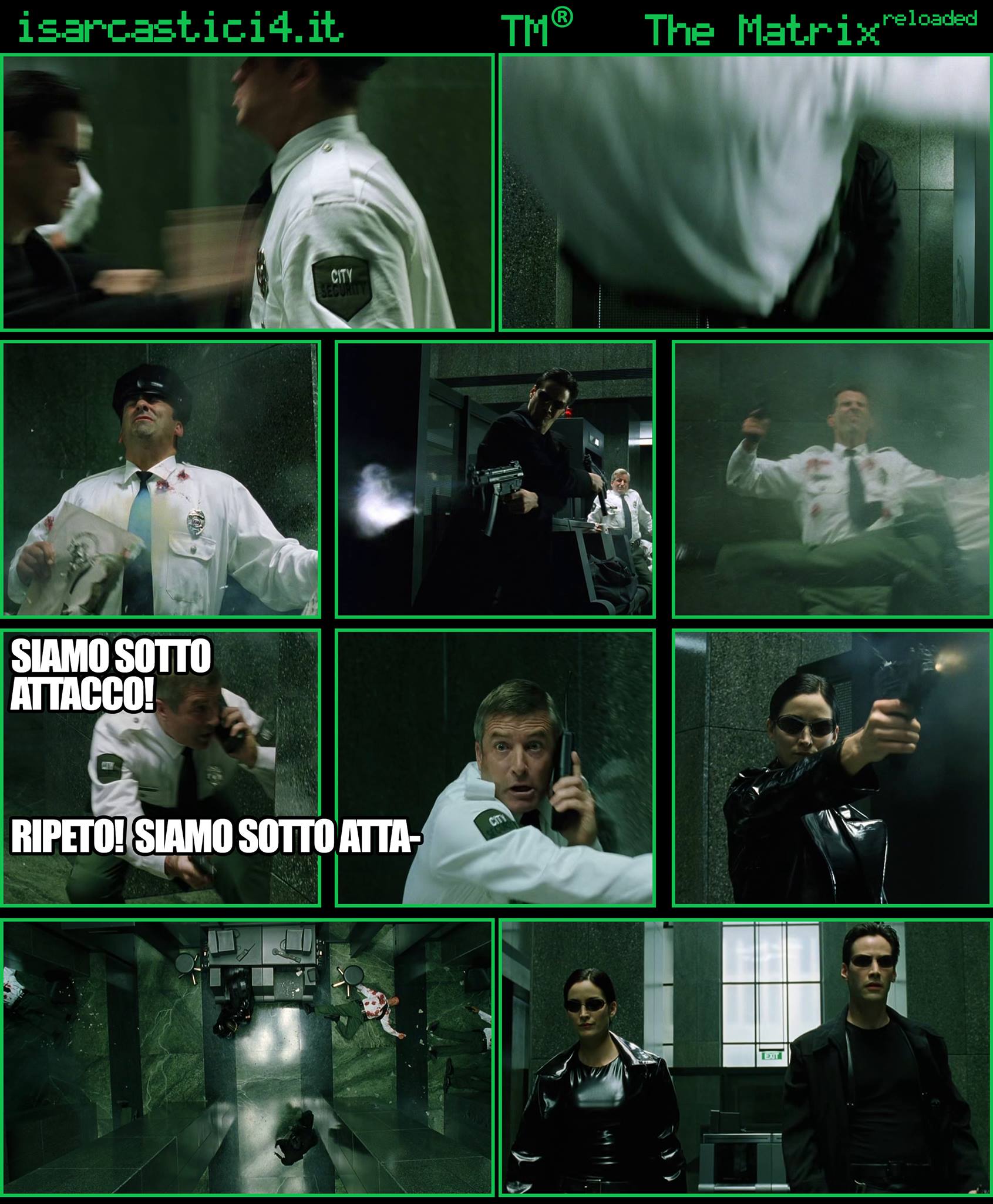 TMR - The Matrix Reloaded - La parodia a fumetti di Matrix