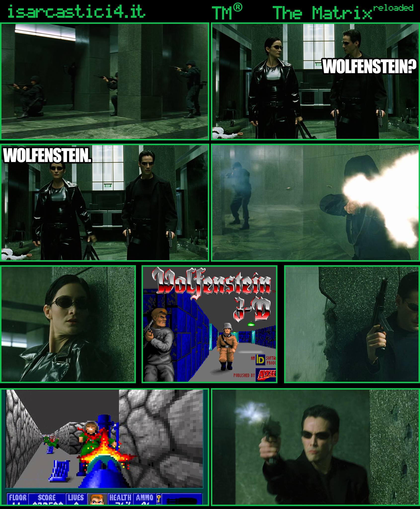 TMR - The Matrix Reloaded - La parodia a fumetti di Matrix