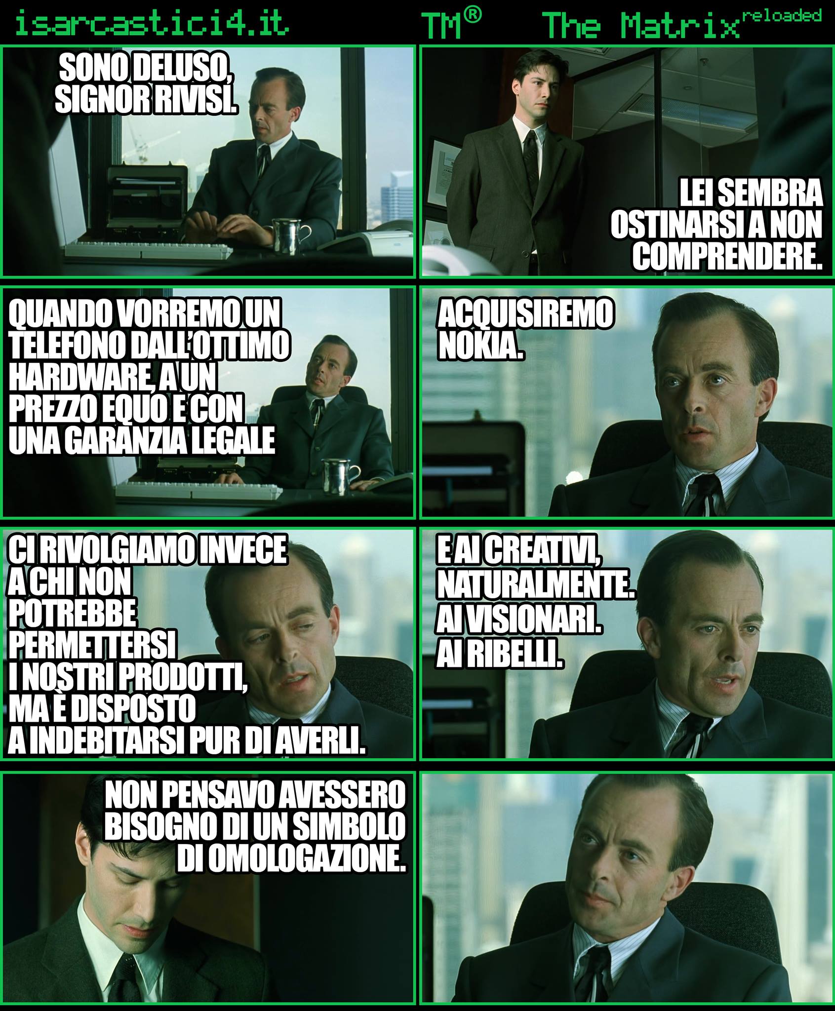 TMR - The Matrix Reloaded - La parodia a fumetti di Matrix