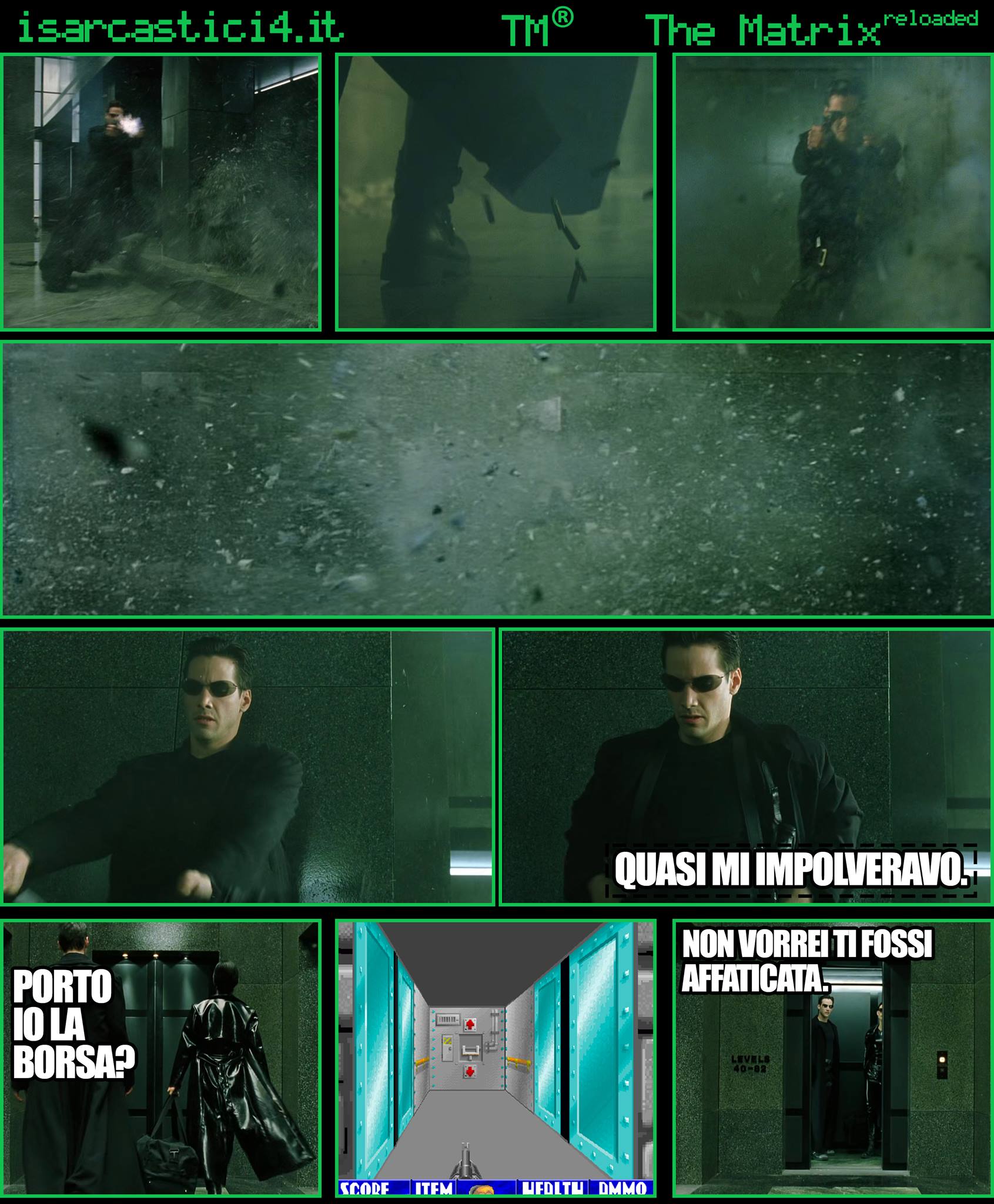 TMR - The Matrix Reloaded - La parodia a fumetti di Matrix