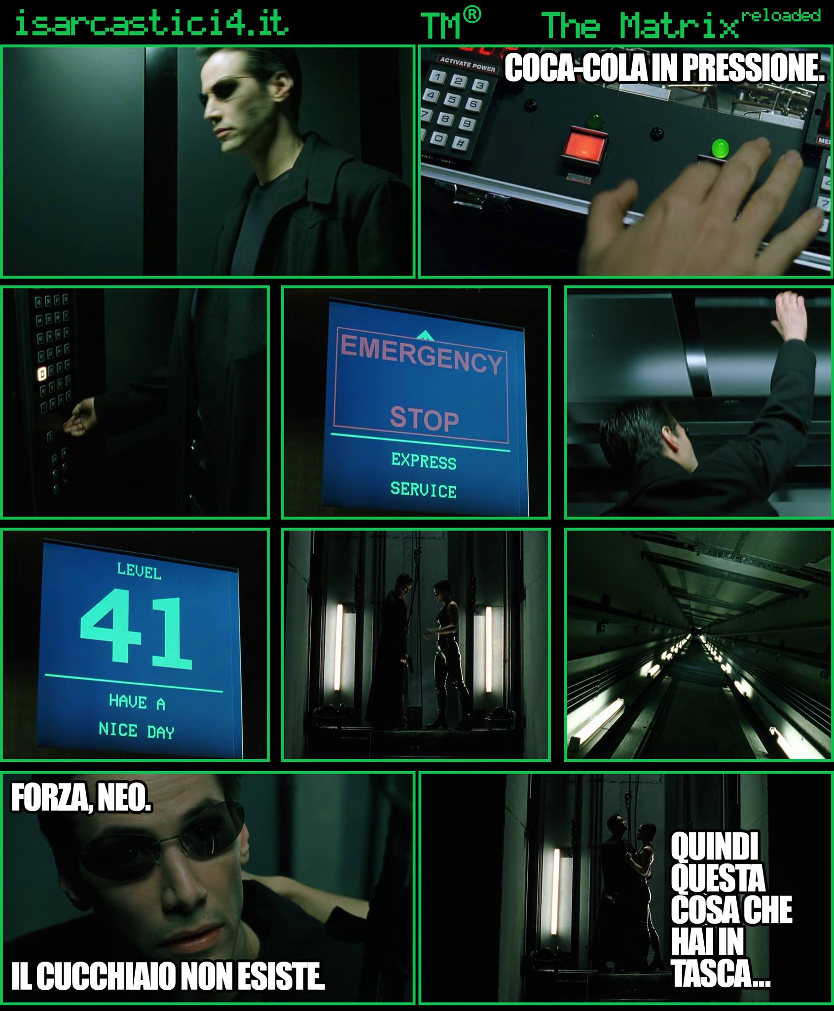 TMR - The Matrix Reloaded - La parodia a fumetti di Matrix