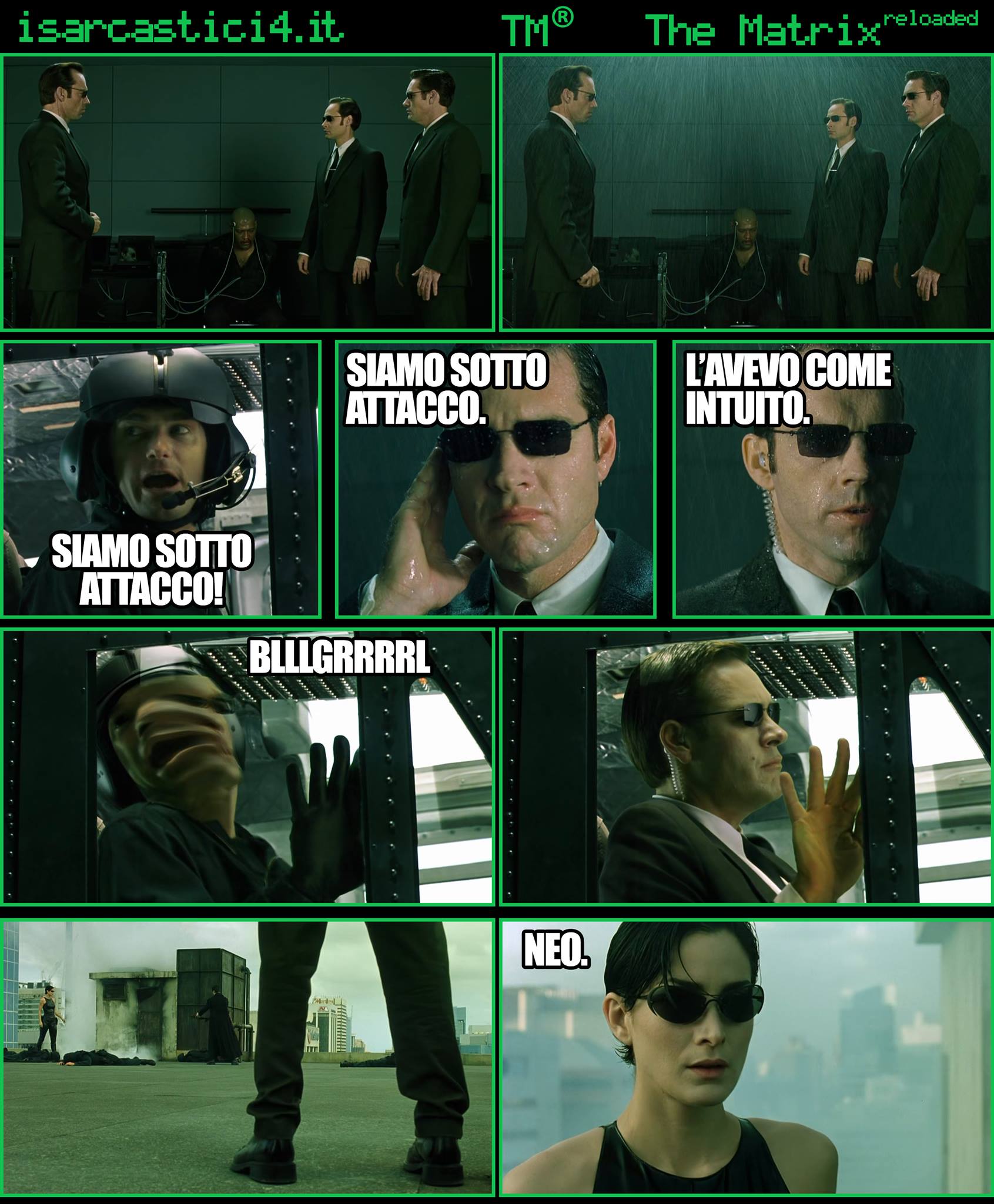 TMR - The Matrix Reloaded - La parodia a fumetti di Matrix