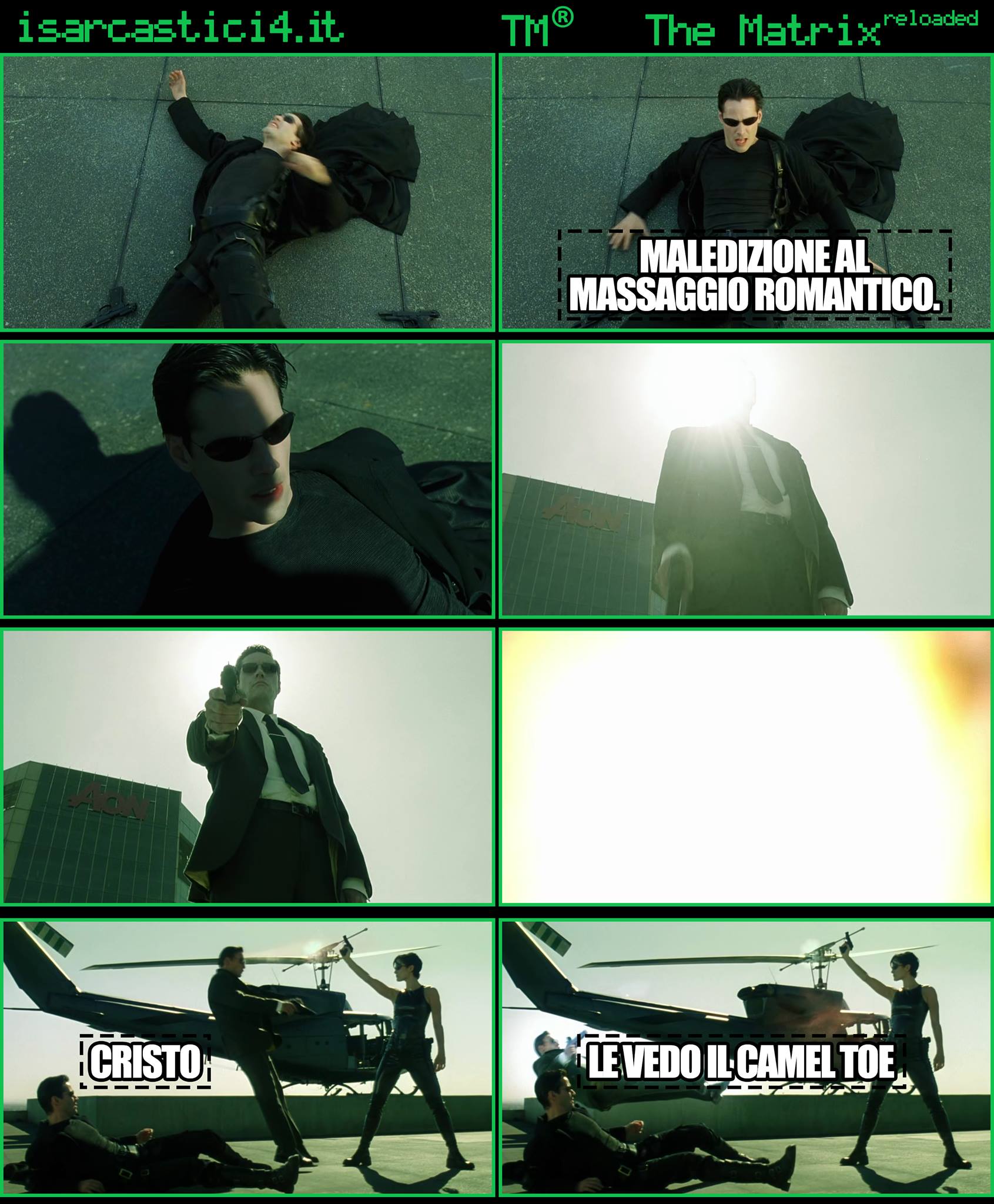 TMR - The Matrix Reloaded - La parodia a fumetti di Matrix