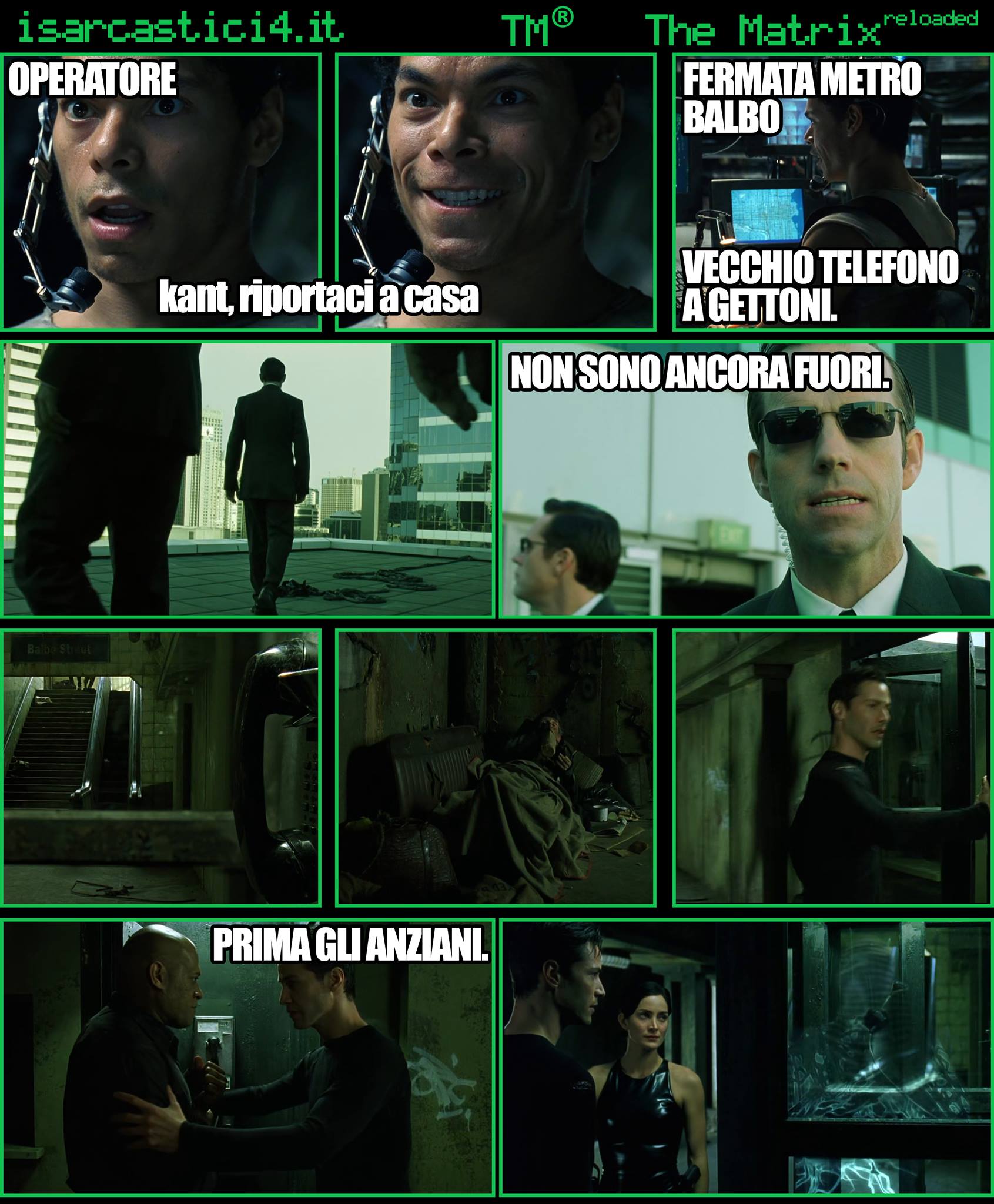 TMR - The Matrix Reloaded - La parodia a fumetti di Matrix