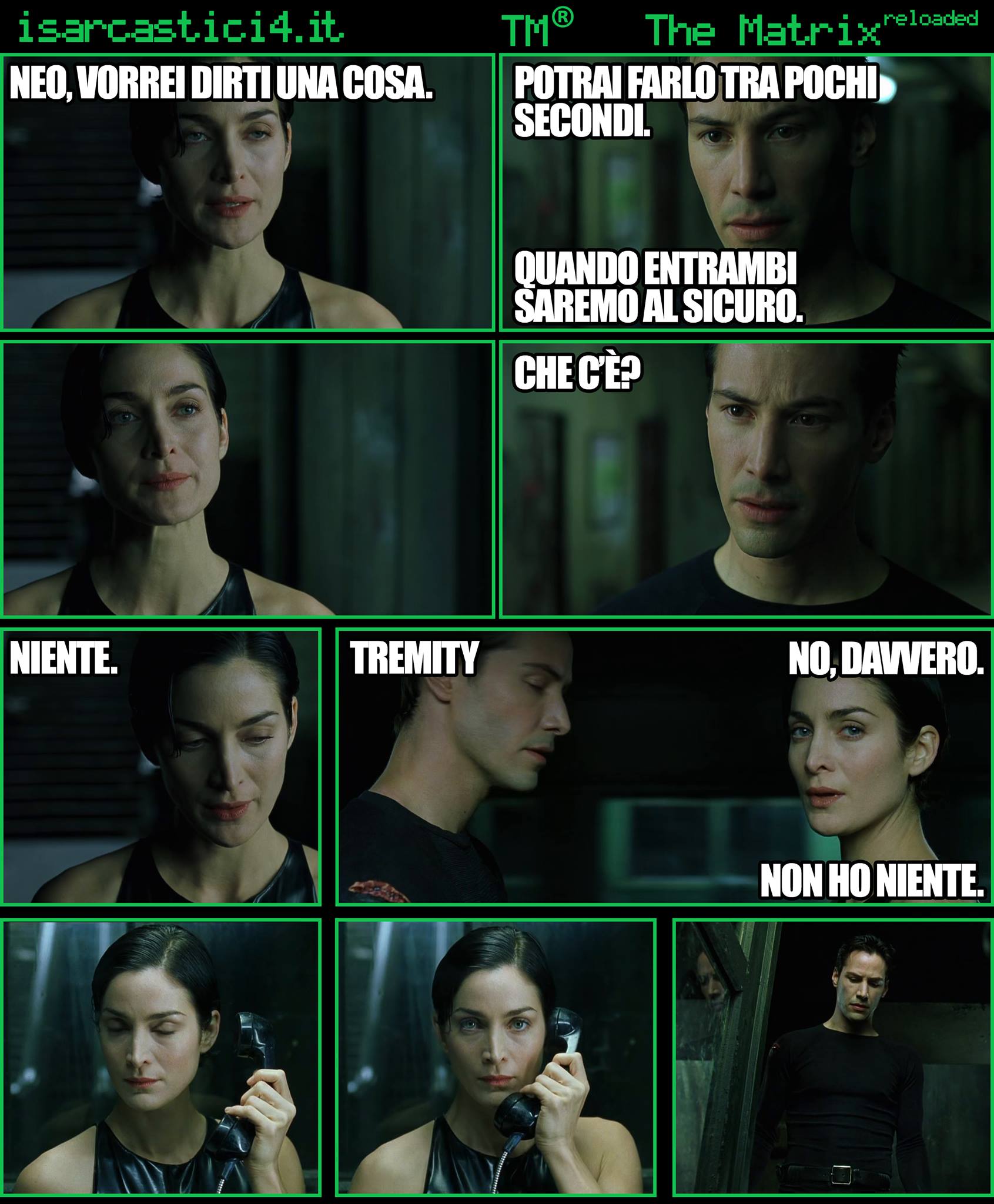 TMR - The Matrix Reloaded - La parodia a fumetti di Matrix