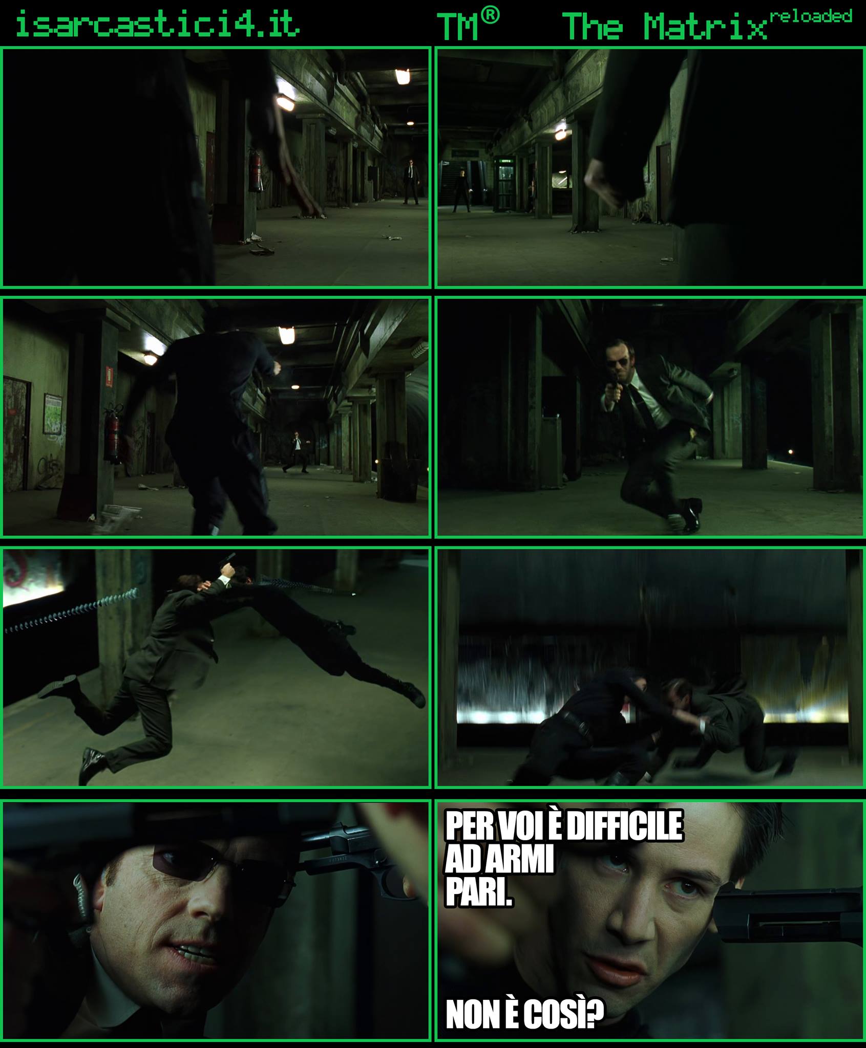 TMR - The Matrix Reloaded - La parodia a fumetti di Matrix