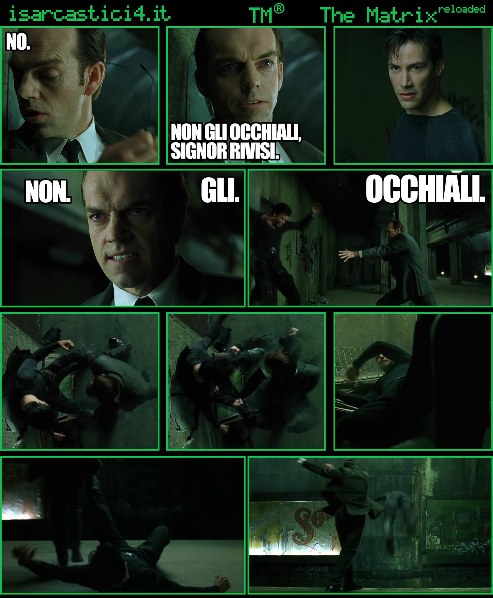 TMR - The Matrix Reloaded - La parodia a fumetti di Matrix