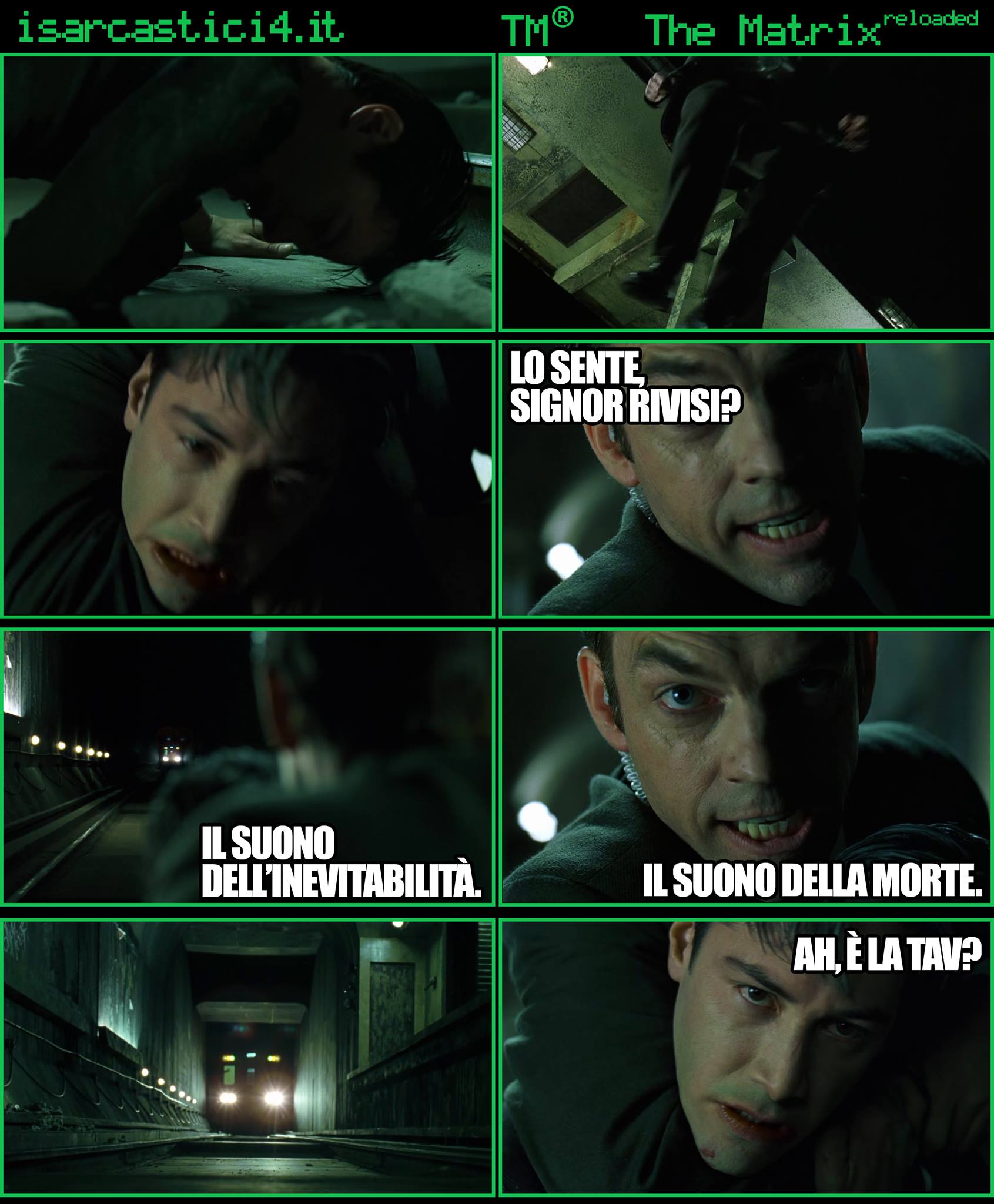 TMR - The Matrix Reloaded - La parodia a fumetti di Matrix