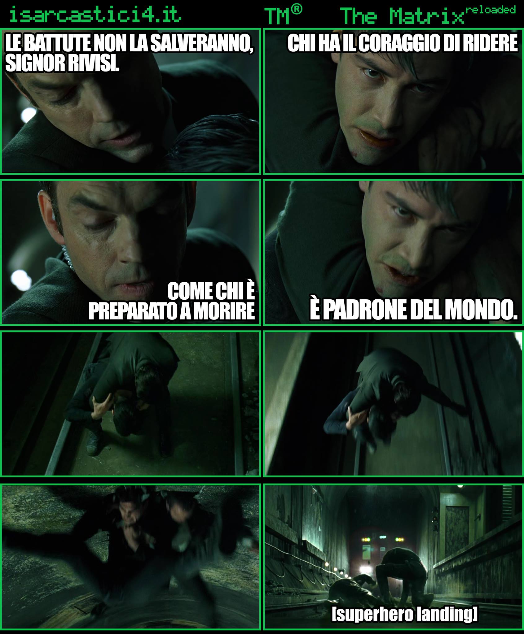 TMR - The Matrix Reloaded - La parodia a fumetti di Matrix