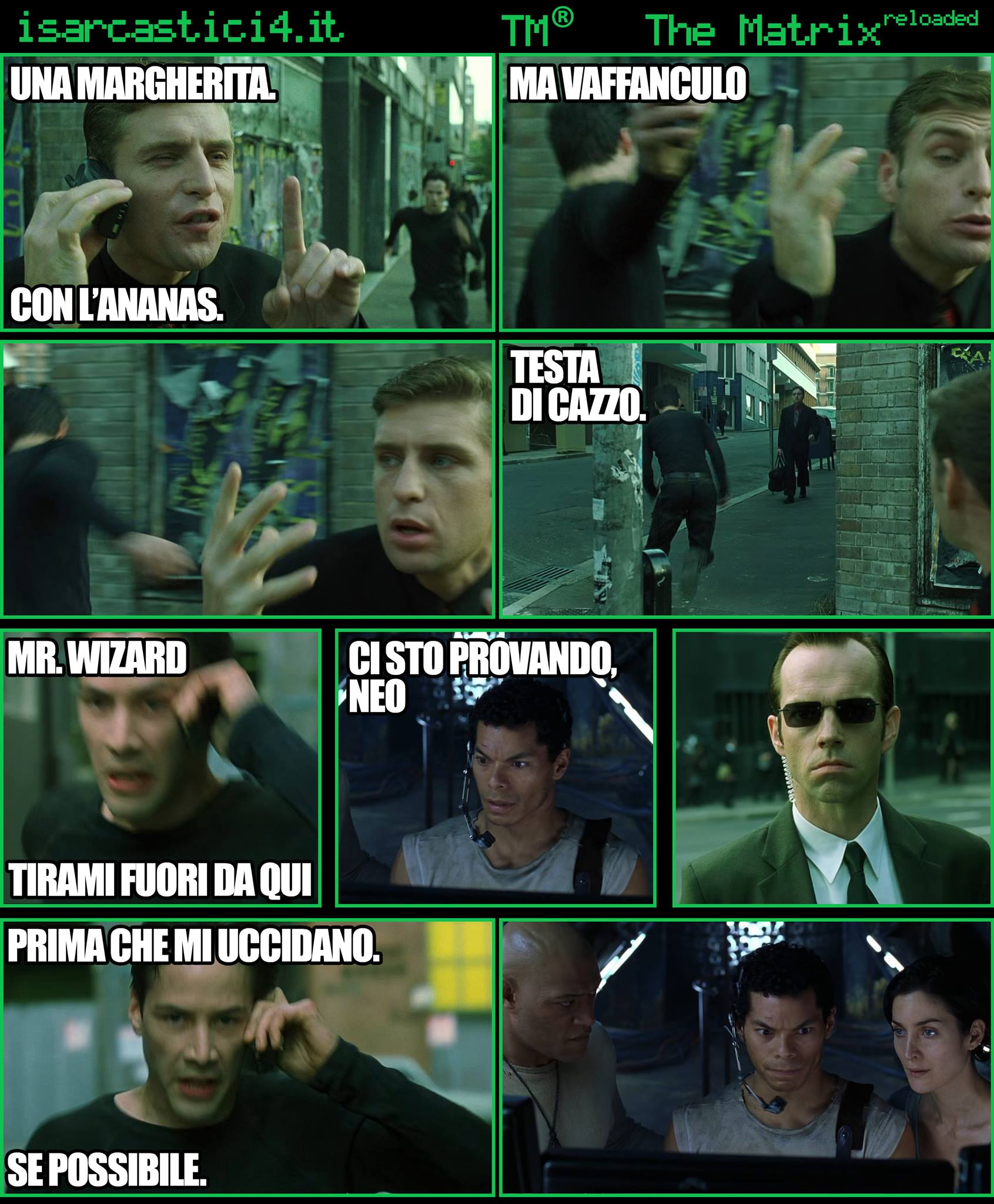 TMR - The Matrix Reloaded - La parodia a fumetti di Matrix