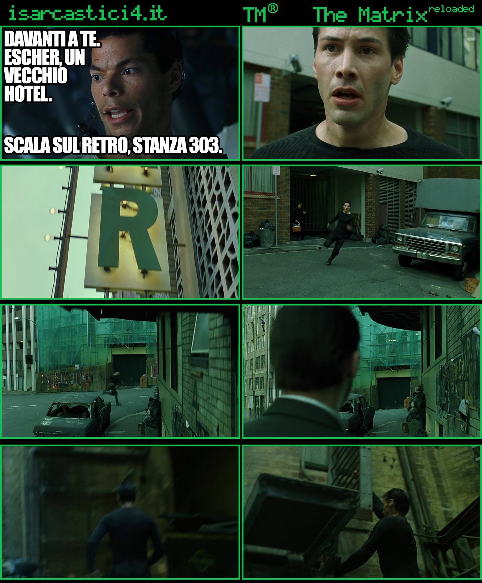 TMR - The Matrix Reloaded - La parodia a fumetti di Matrix