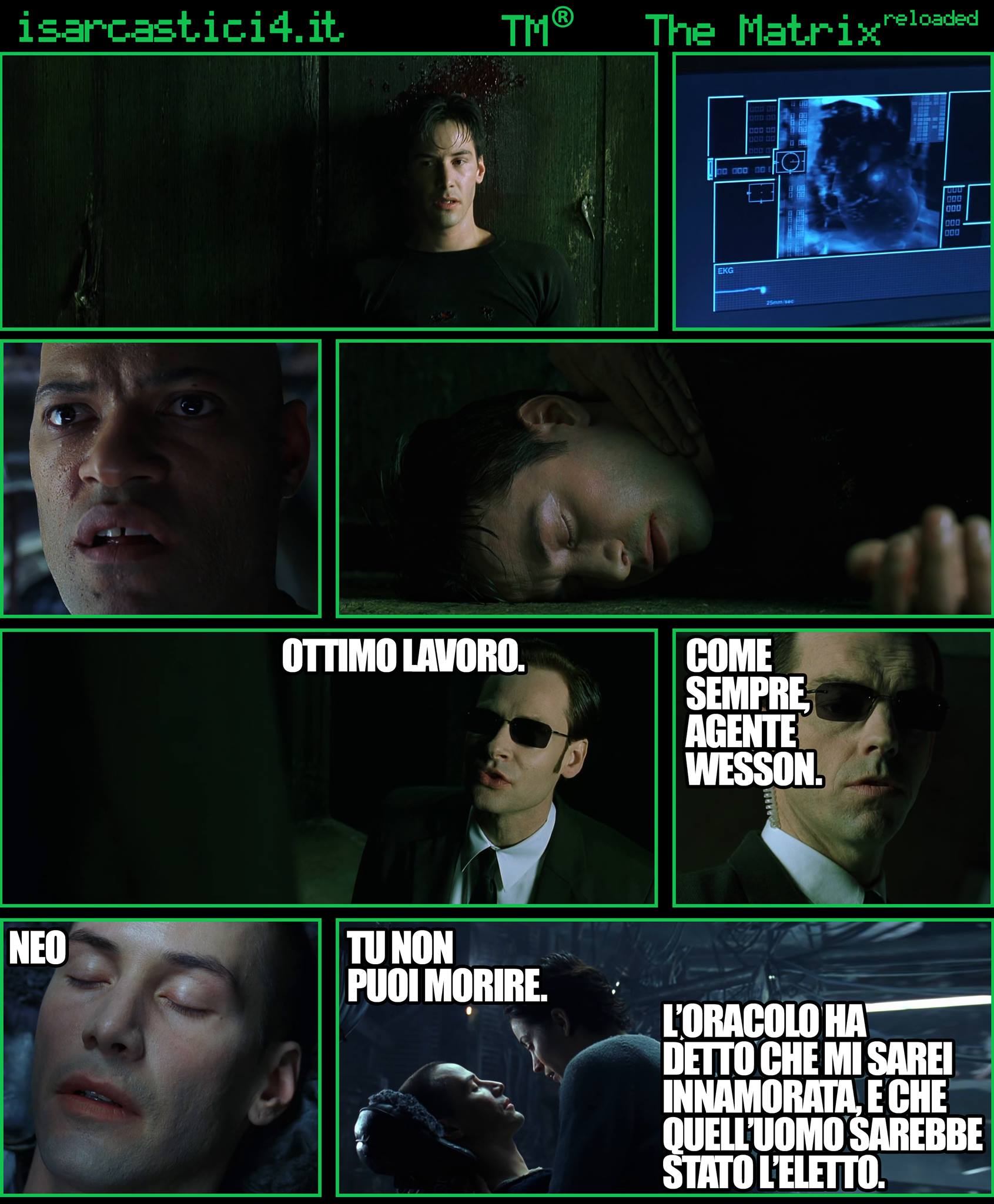 TMR - The Matrix Reloaded - La parodia a fumetti di Matrix