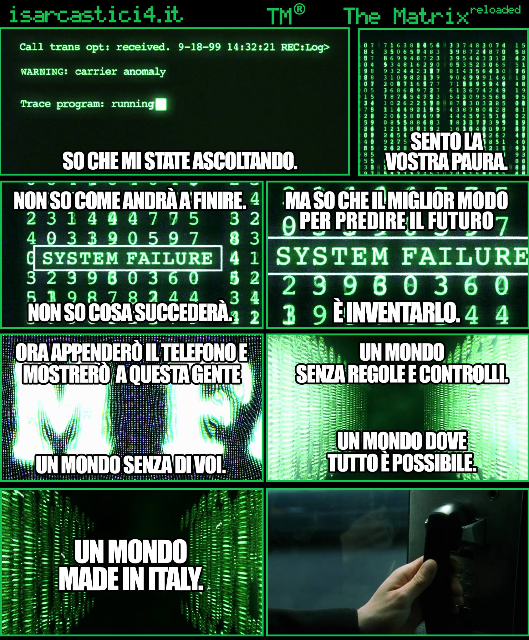 TMR - The Matrix Reloaded - La parodia a fumetti di Matrix