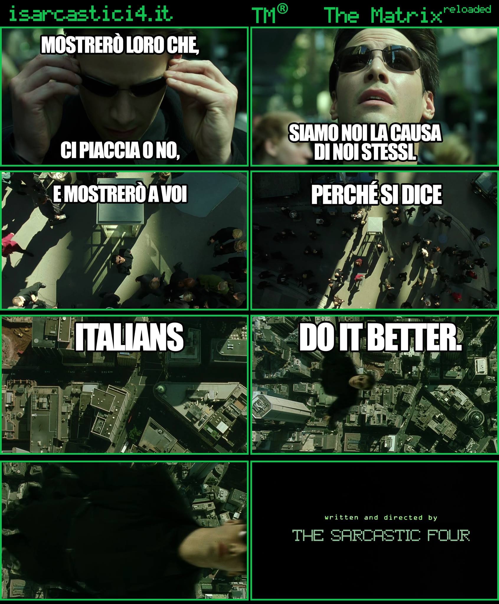 TMR - The Matrix Reloaded - La parodia a fumetti di Matrix