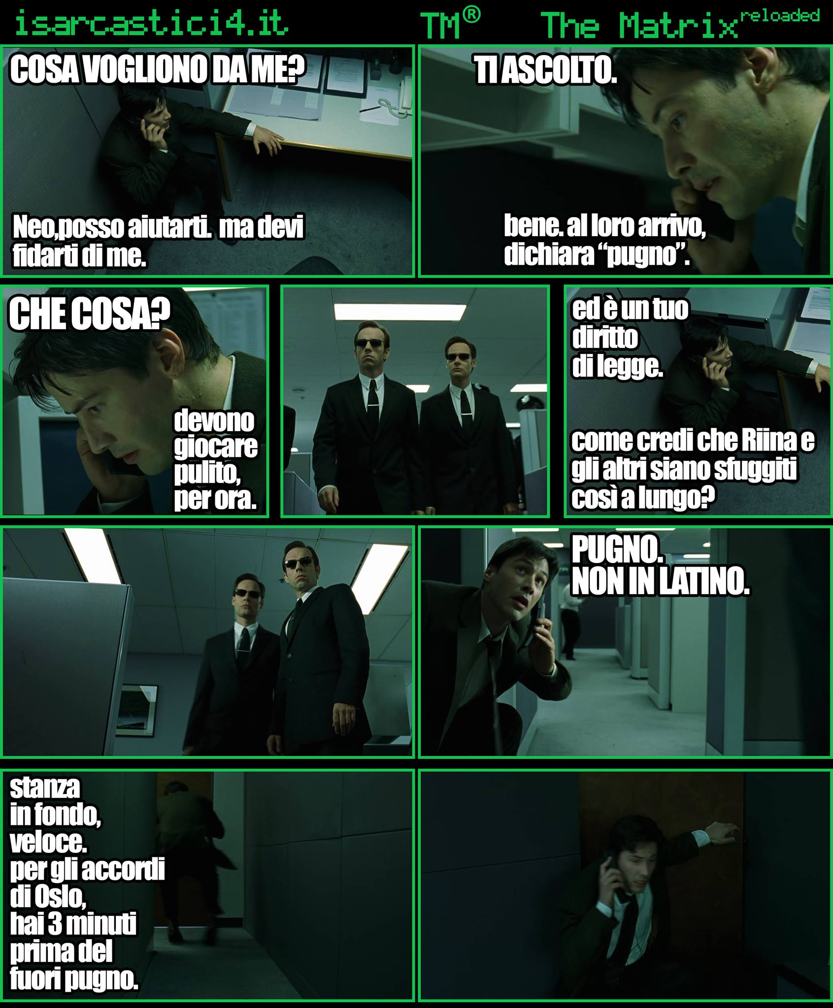 TMR - The Matrix Reloaded - La parodia a fumetti di Matrix