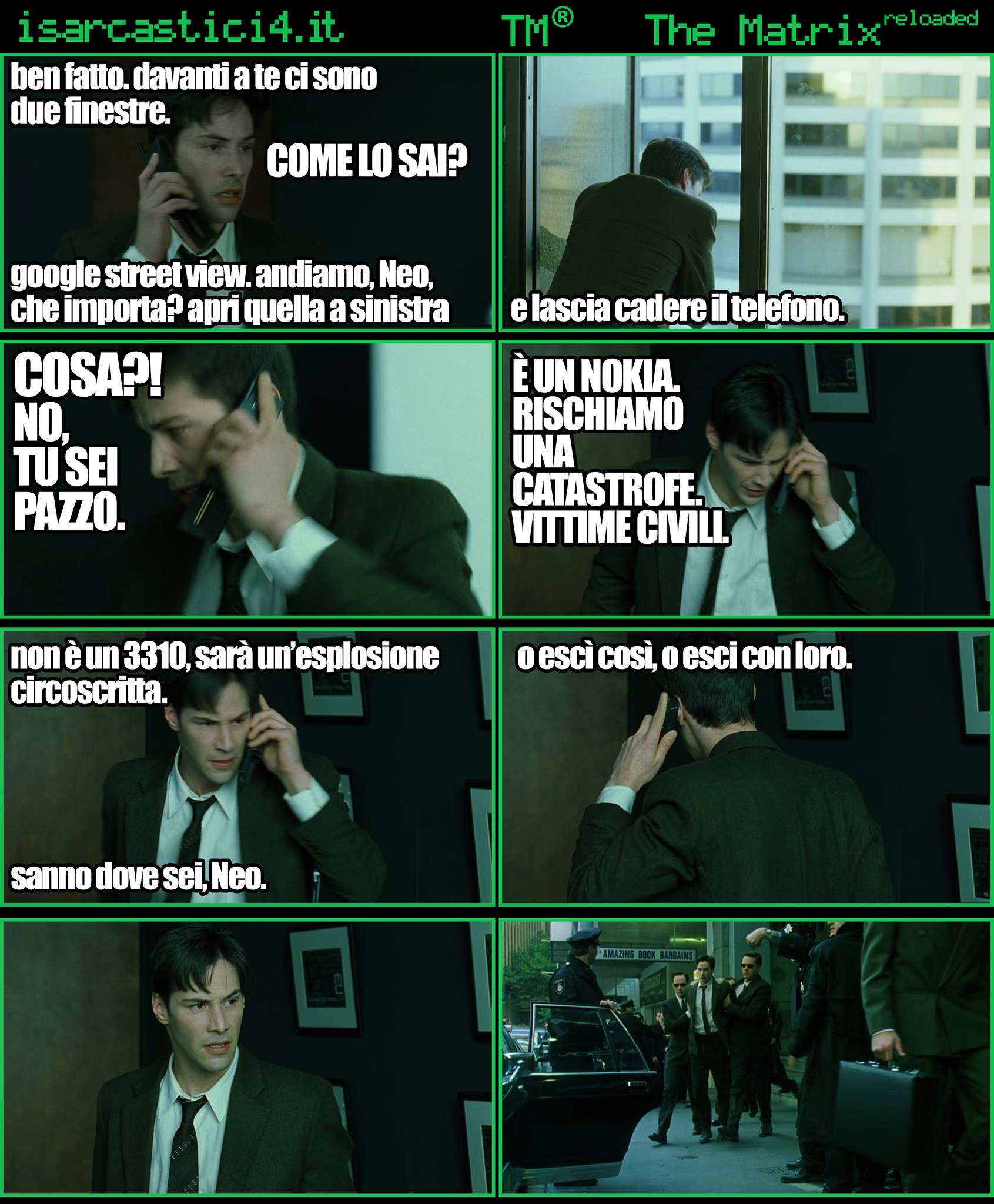 TMR - The Matrix Reloaded - La parodia a fumetti di Matrix