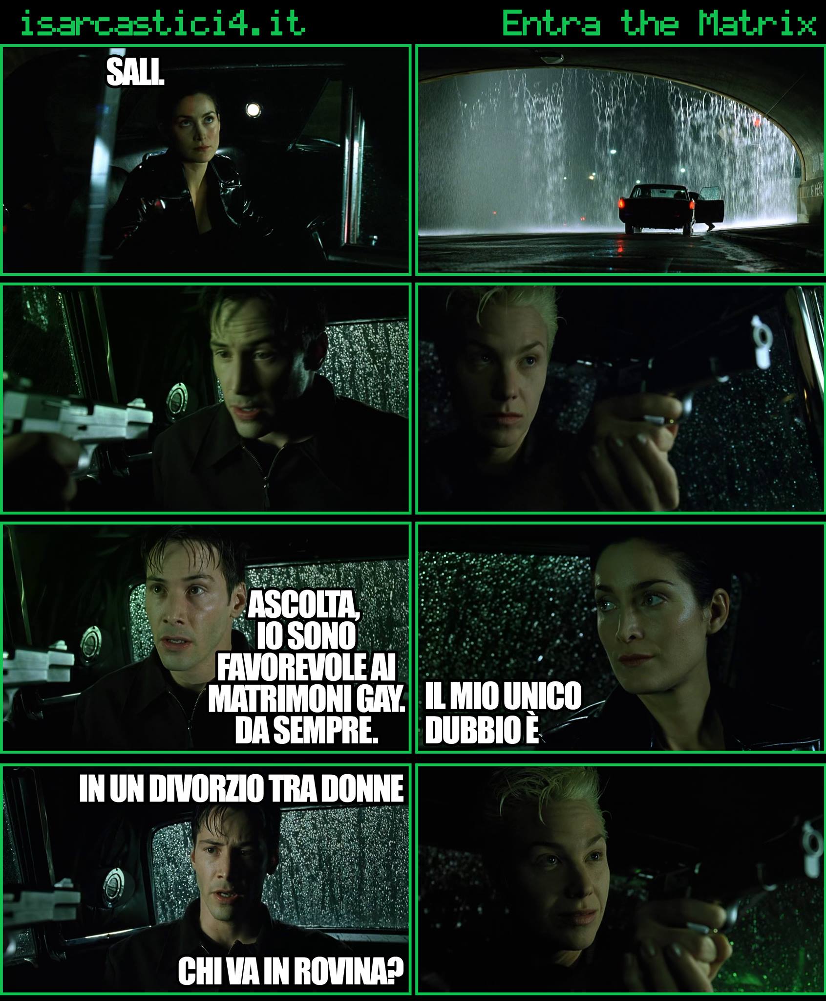 TMR - The Matrix Reloaded - La parodia a fumetti di Matrix