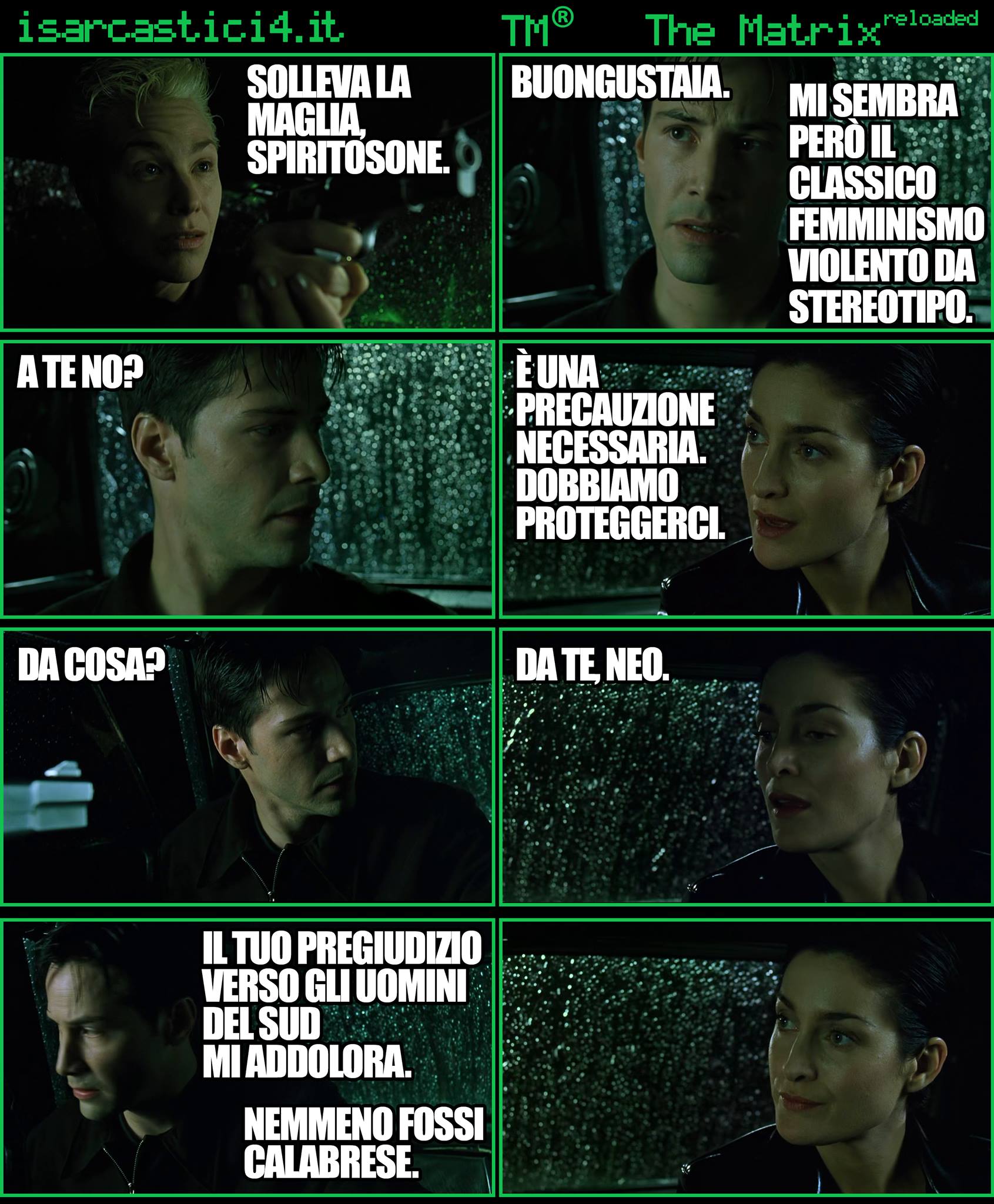 TMR - The Matrix Reloaded - La parodia a fumetti di Matrix