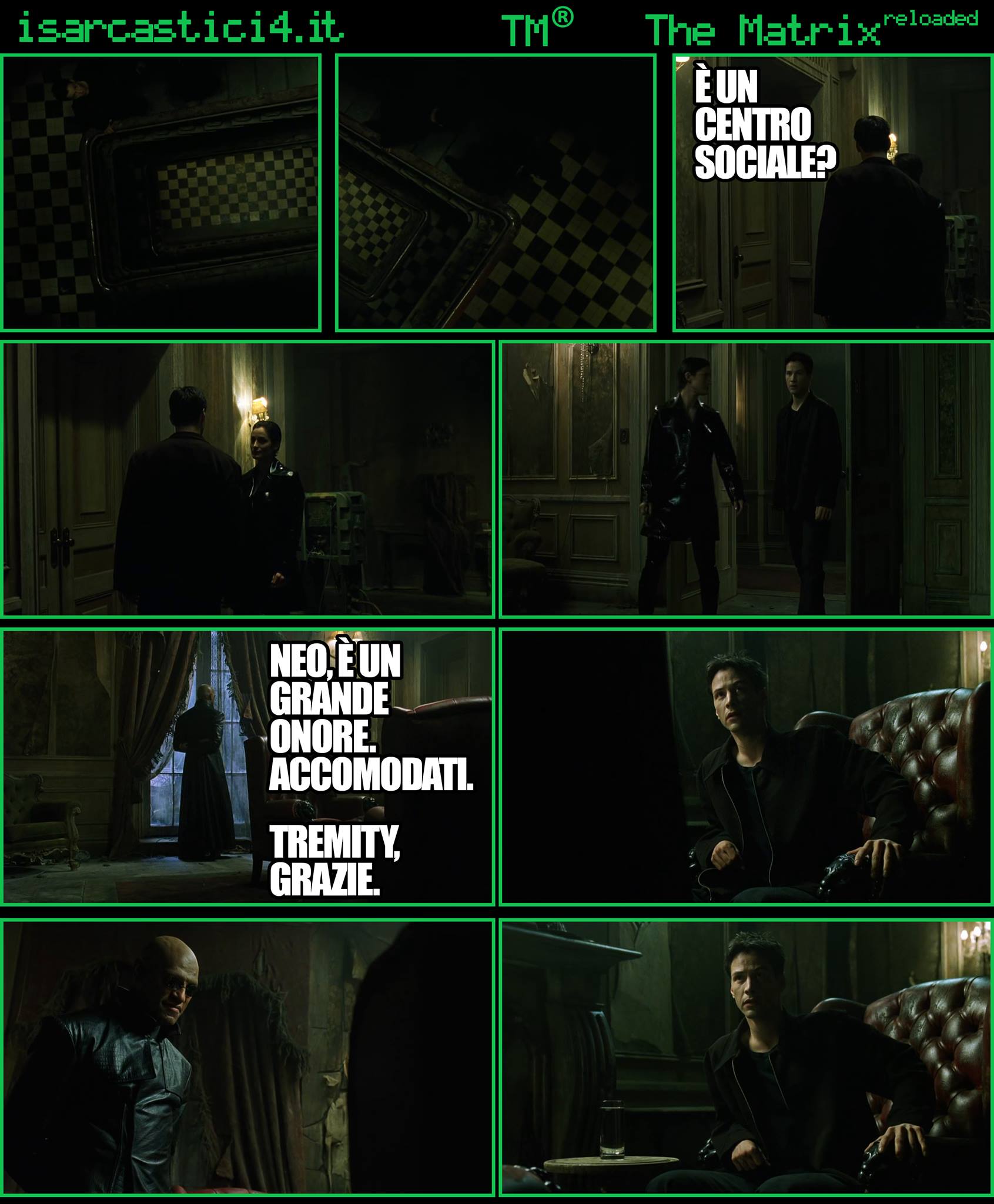 TMR - The Matrix Reloaded - La parodia a fumetti di Matrix