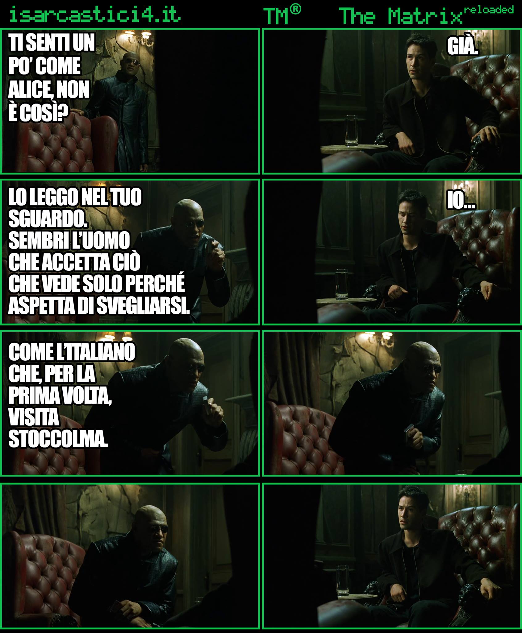 TMR - The Matrix Reloaded - La parodia a fumetti di Matrix