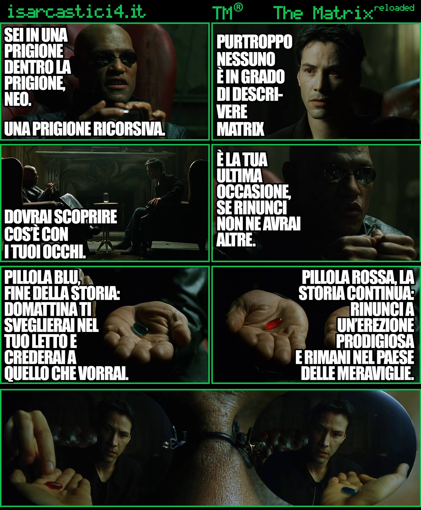 TMR - The Matrix Reloaded - La parodia a fumetti di Matrix