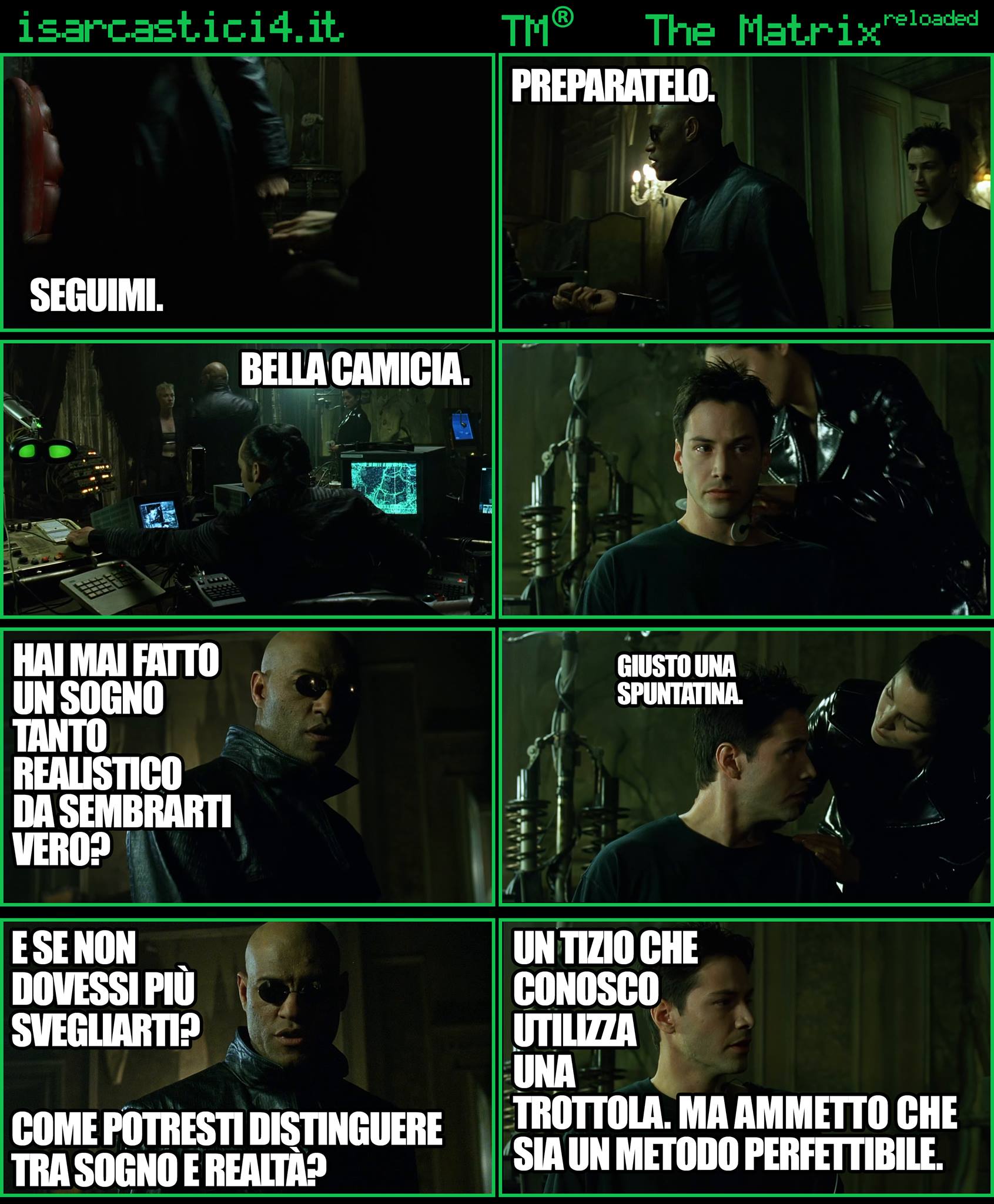 TMR - The Matrix Reloaded - La parodia a fumetti di Matrix