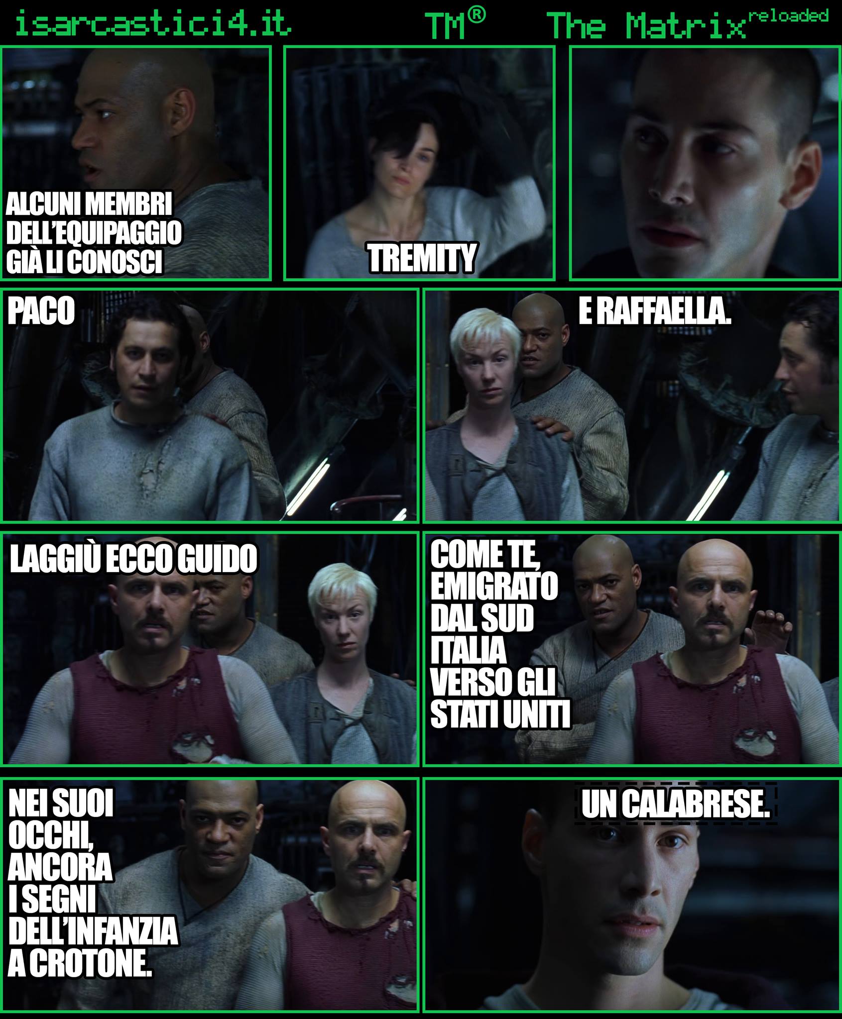 TMR - The Matrix Reloaded - La parodia a fumetti di Matrix