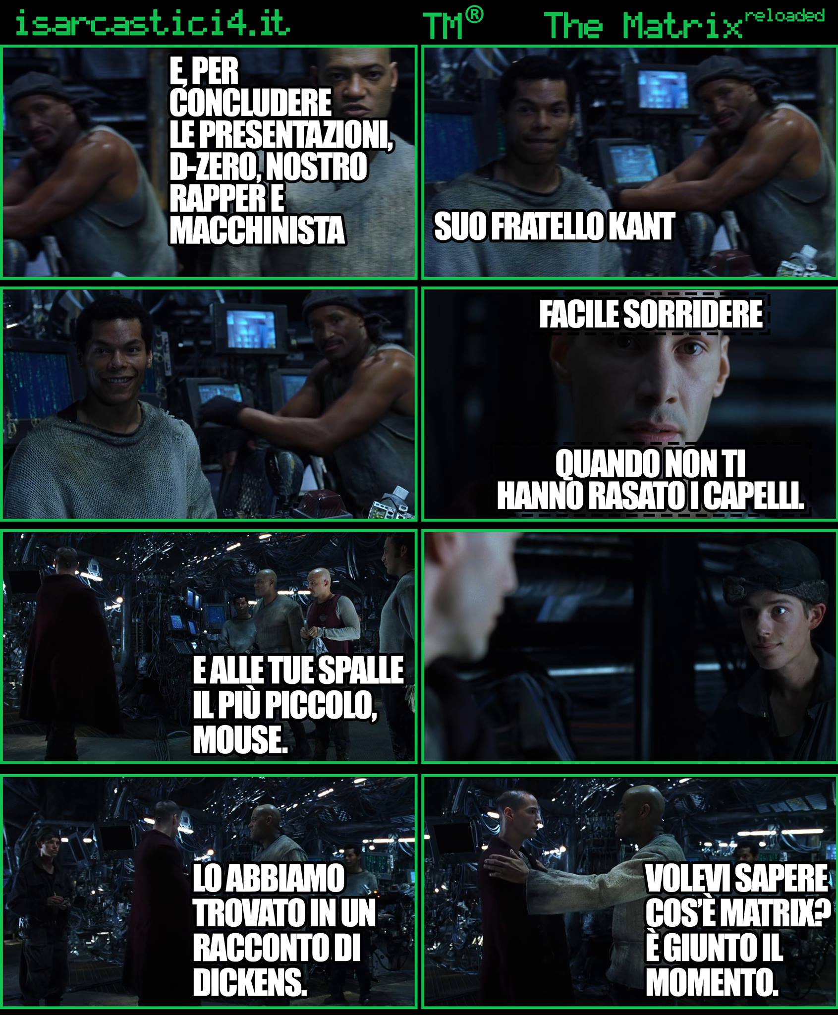 TMR - The Matrix Reloaded - La parodia a fumetti di Matrix