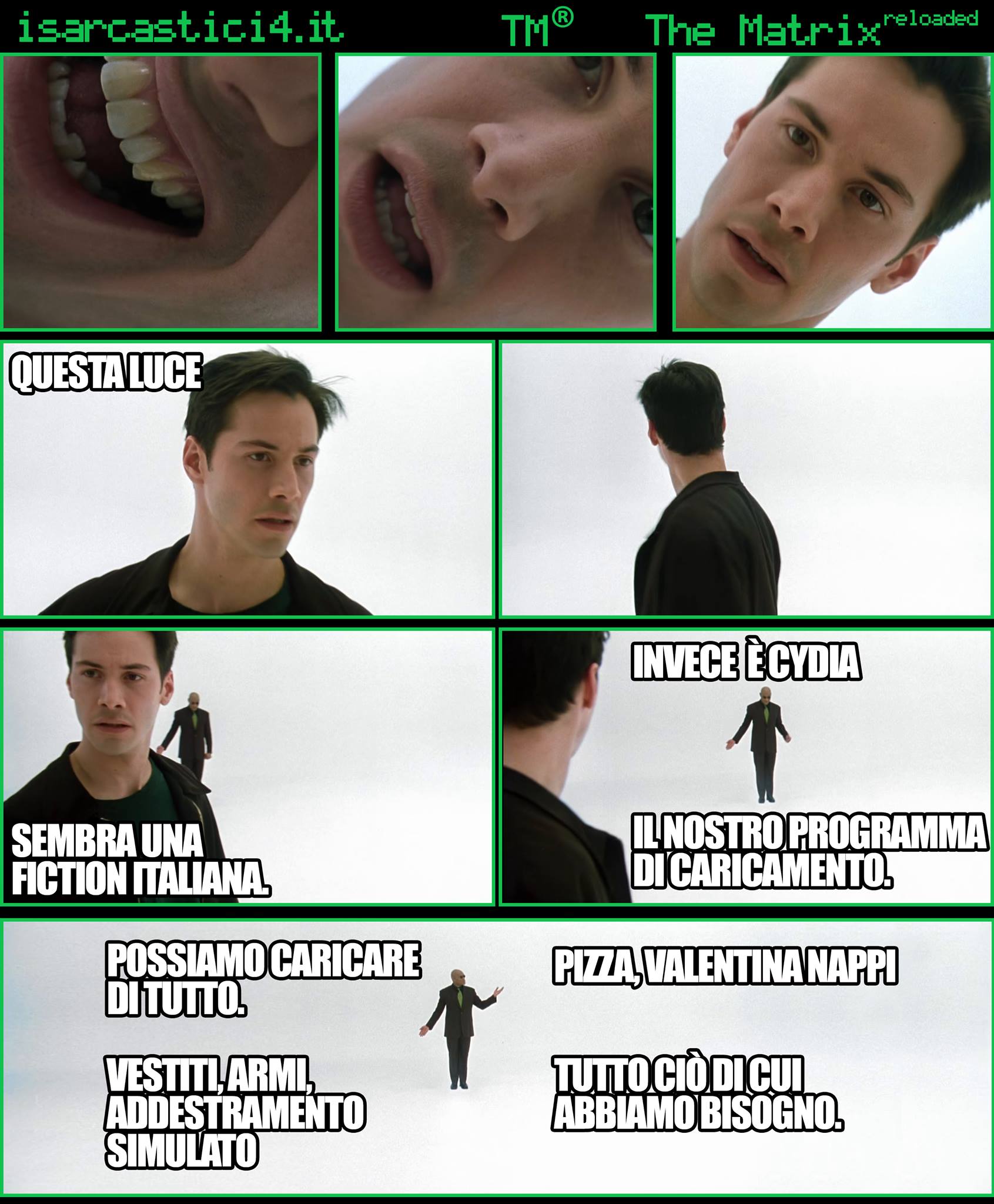 TMR - The Matrix Reloaded - La parodia a fumetti di Matrix