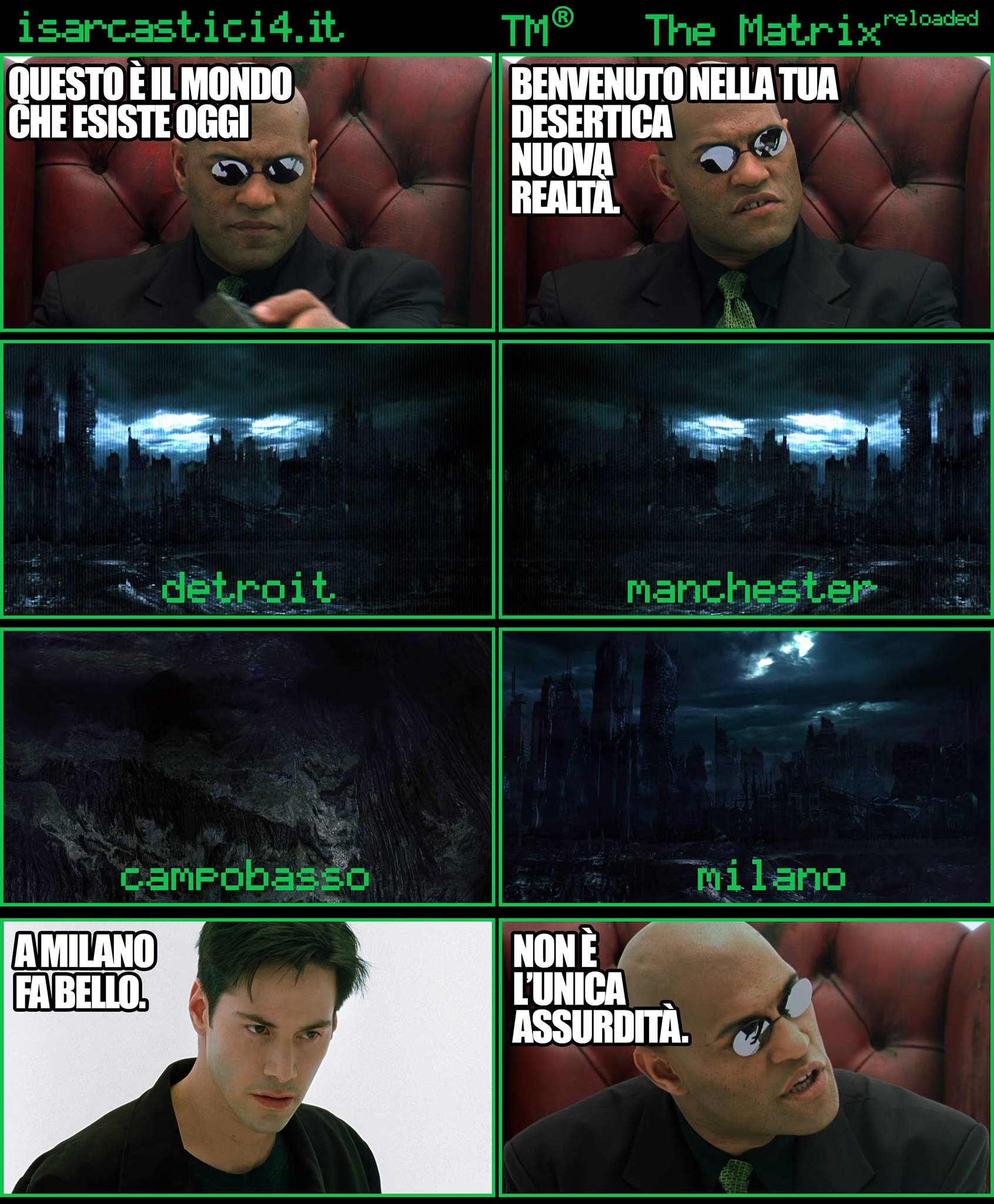 TMR - The Matrix Reloaded - La parodia a fumetti di Matrix