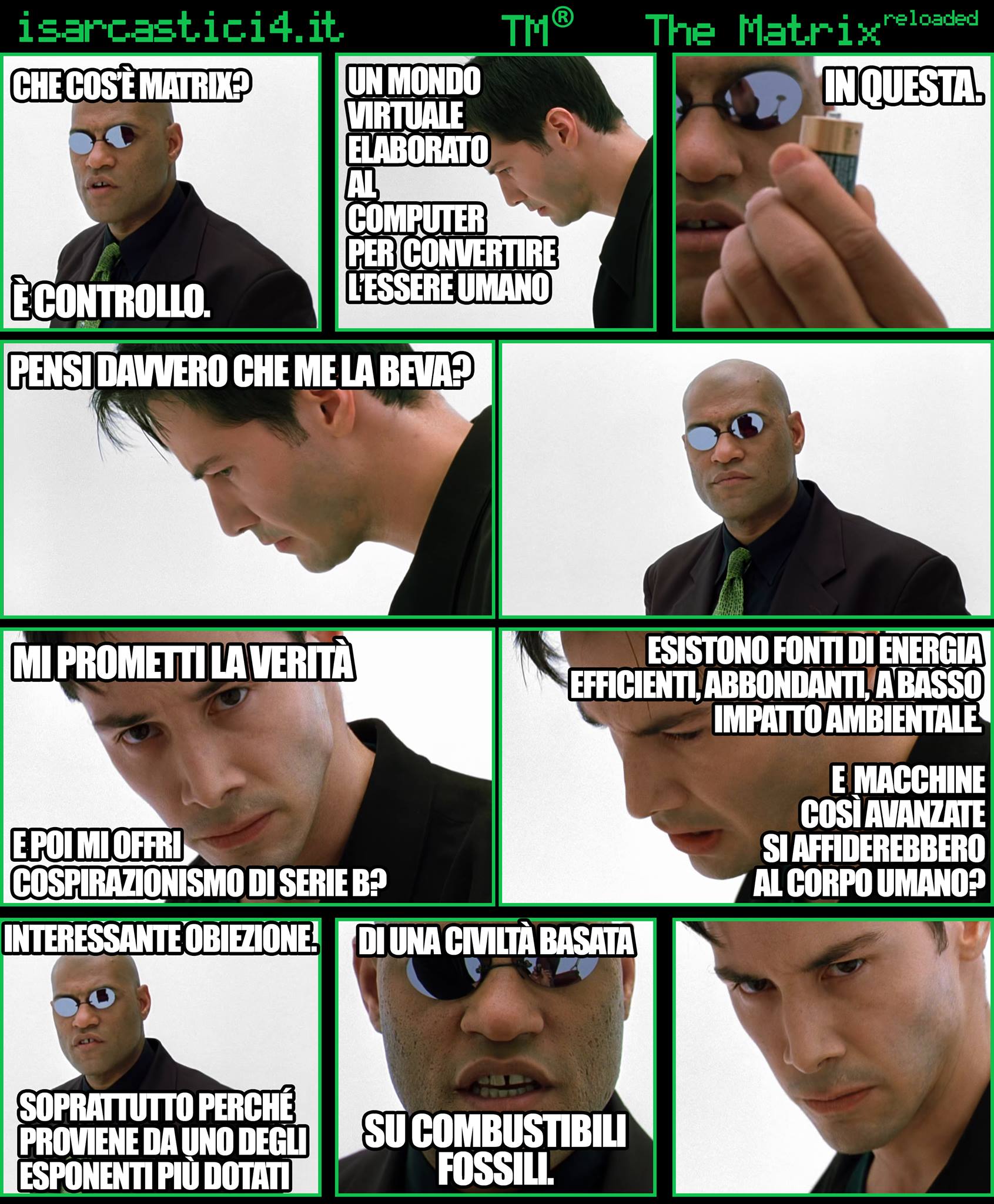 TMR - The Matrix Reloaded - La parodia a fumetti di Matrix