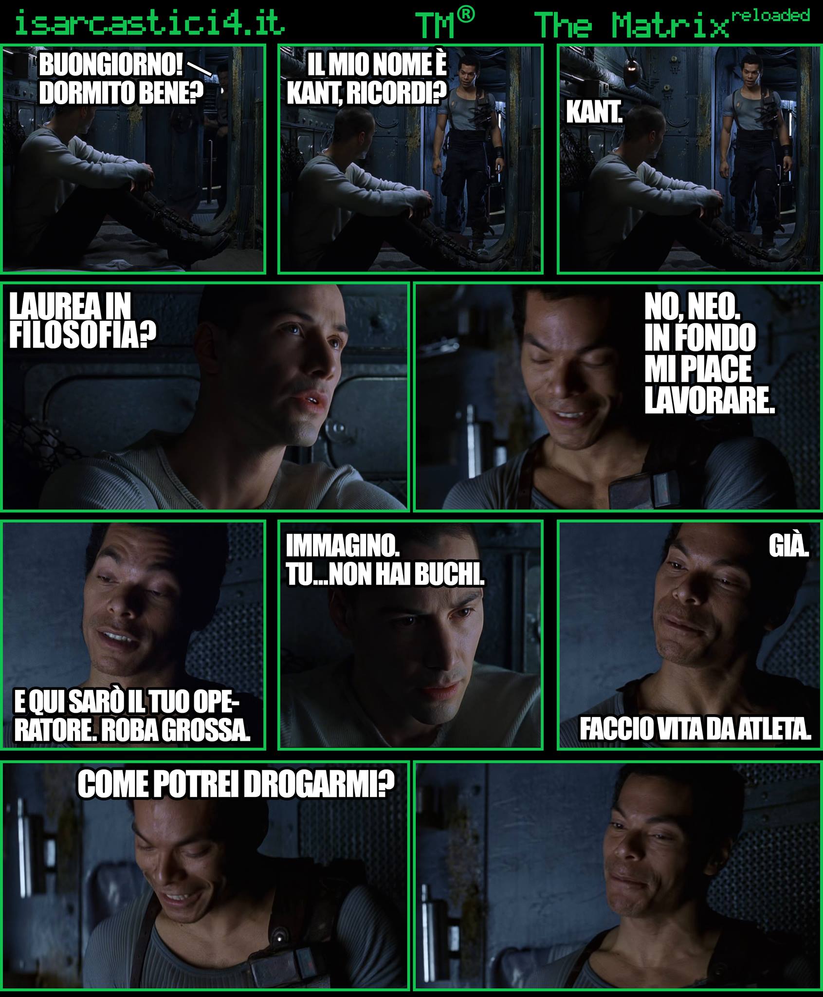 TMR - The Matrix Reloaded - La parodia a fumetti di Matrix