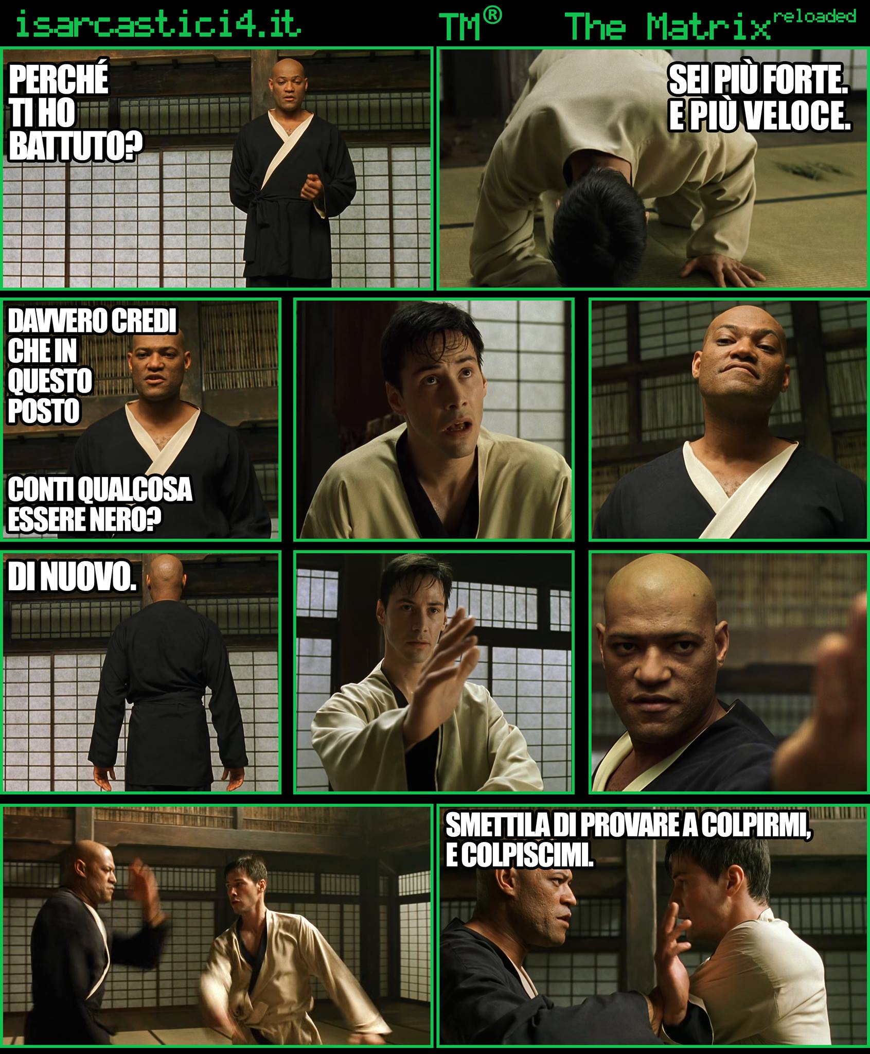 TMR - The Matrix Reloaded - La parodia a fumetti di Matrix