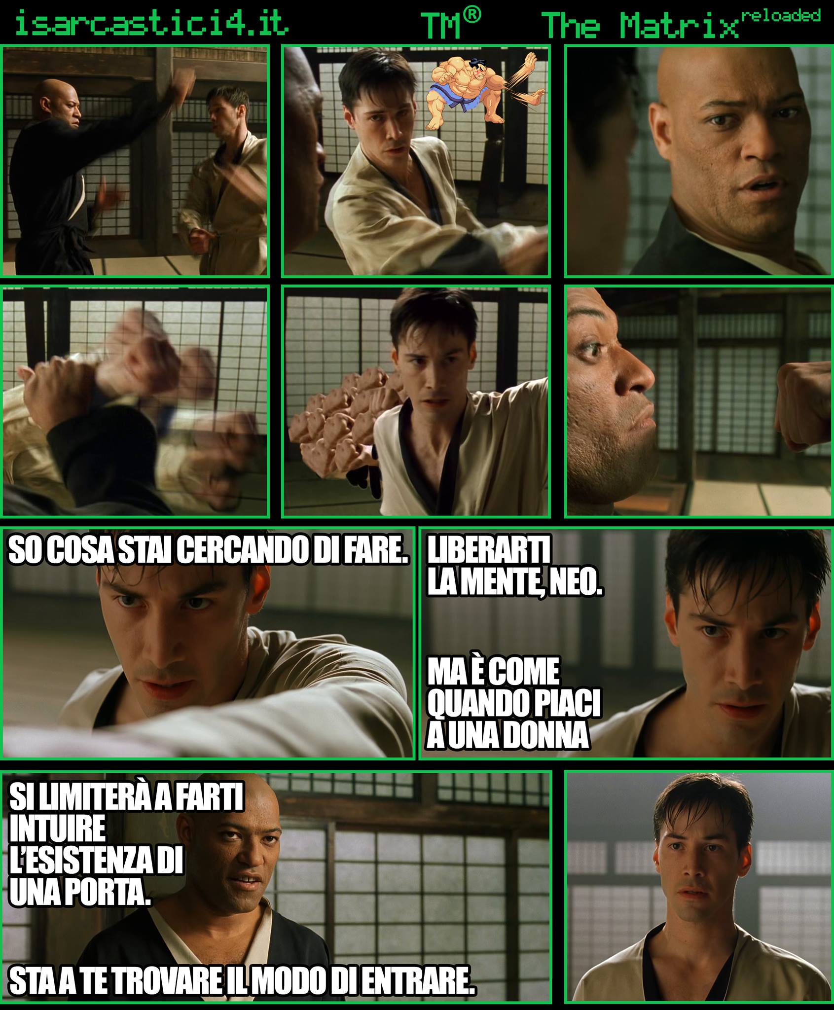 TMR - The Matrix Reloaded - La parodia a fumetti di Matrix