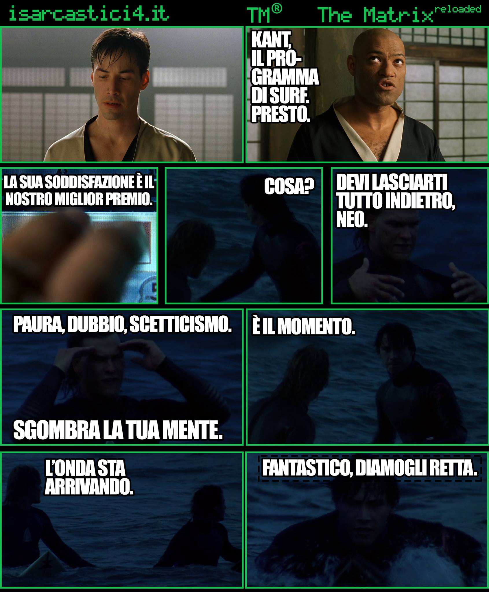 TMR - The Matrix Reloaded - La parodia a fumetti di Matrix