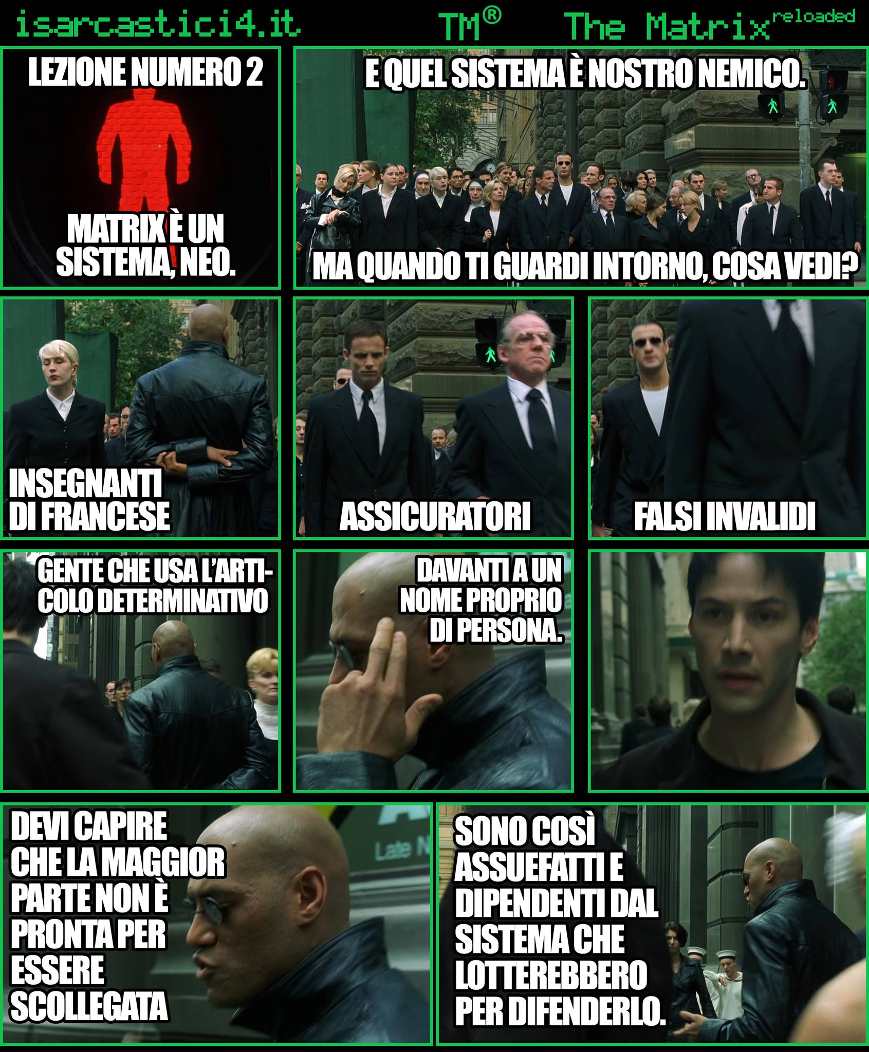 TMR - The Matrix Reloaded - La parodia a fumetti di Matrix