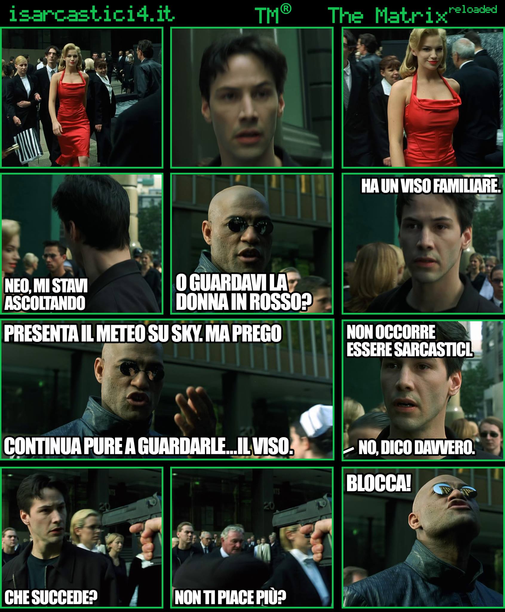 TMR - The Matrix Reloaded - La parodia a fumetti di Matrix